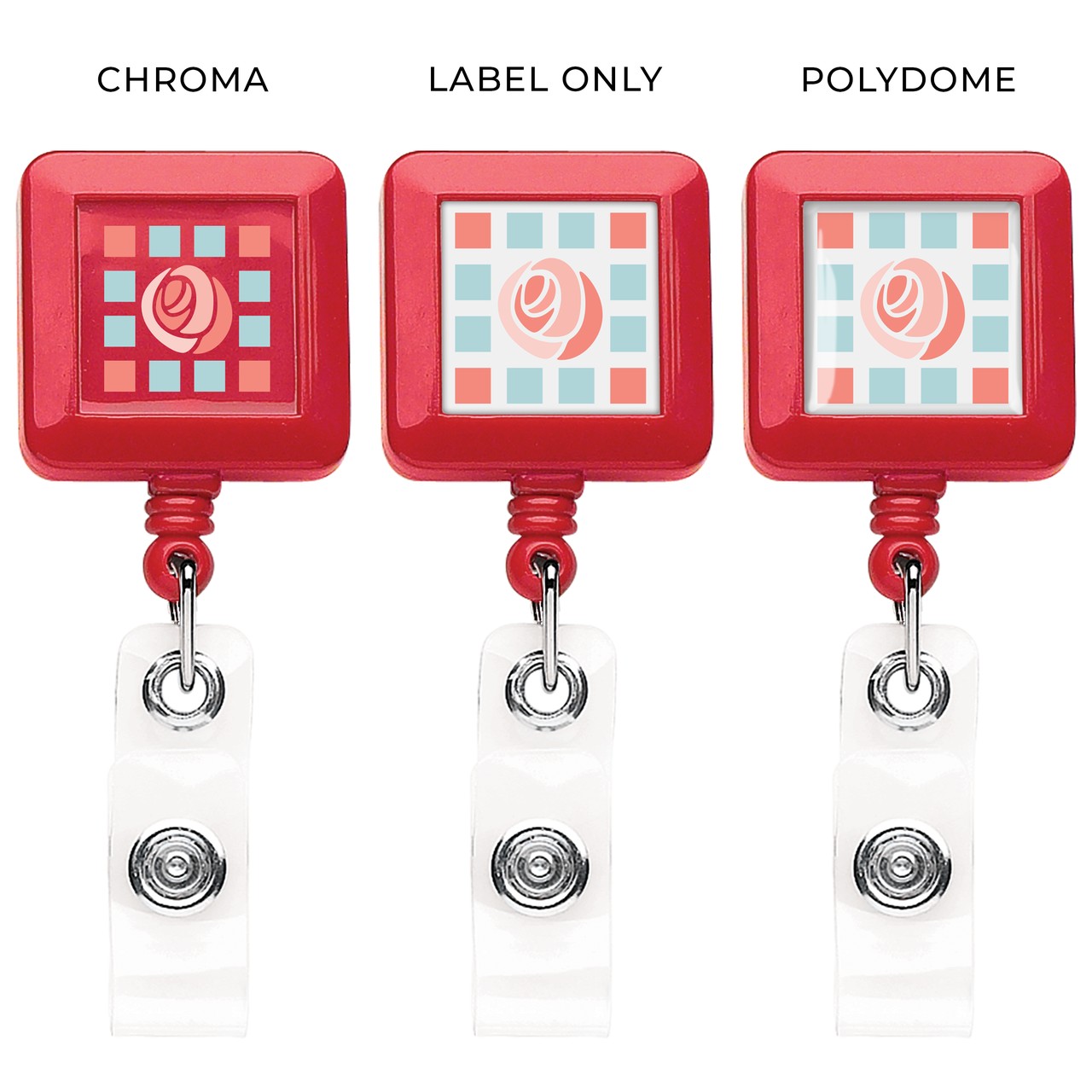 Picture of "Better" Square Retractable Badge Reel