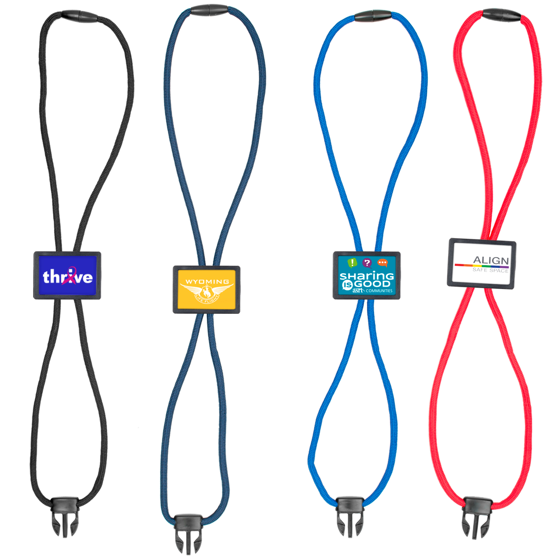 Picture of Braided Lanyard w/rectangle slider