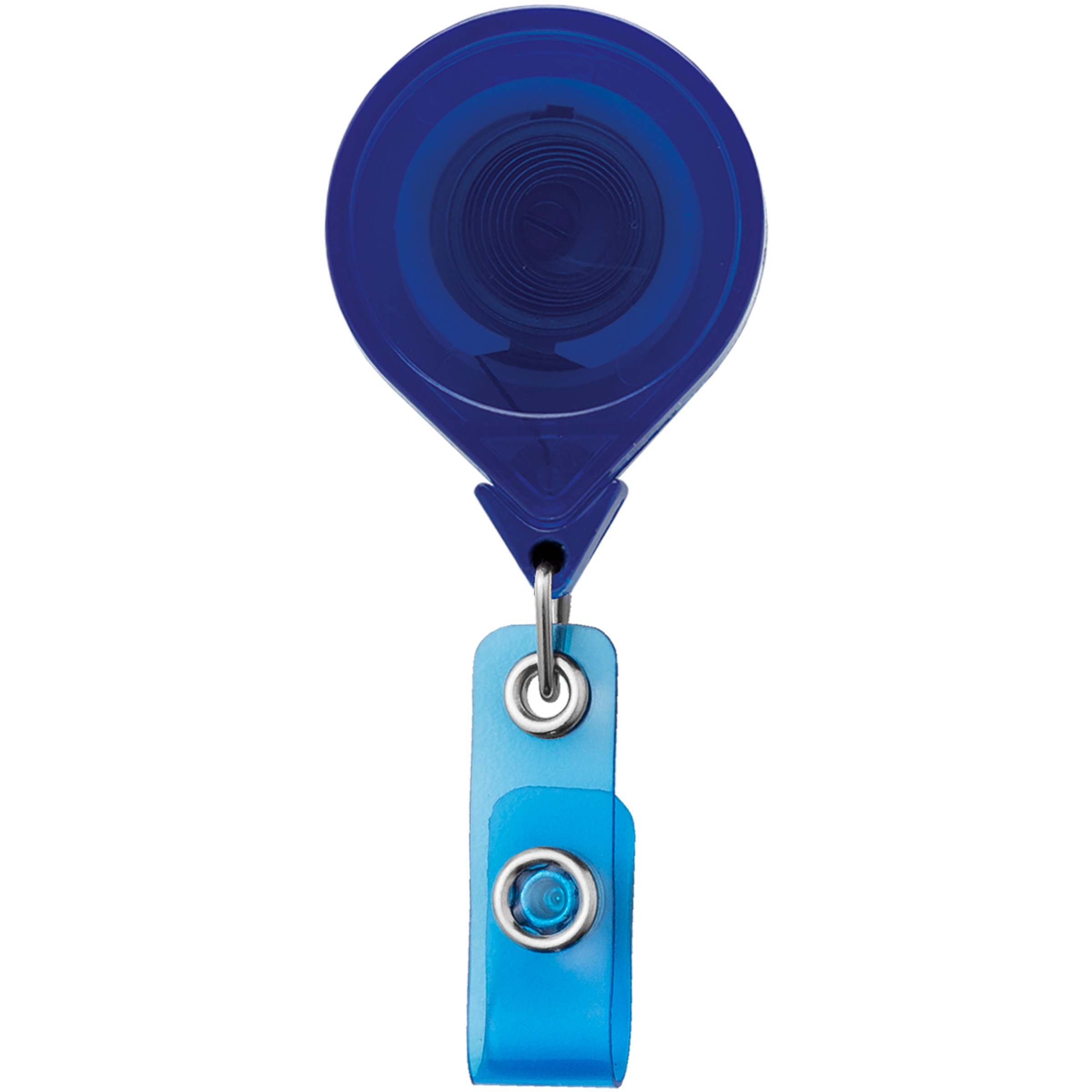 Picture of Jumbo Round Retractable Badge Reel, translucent color
