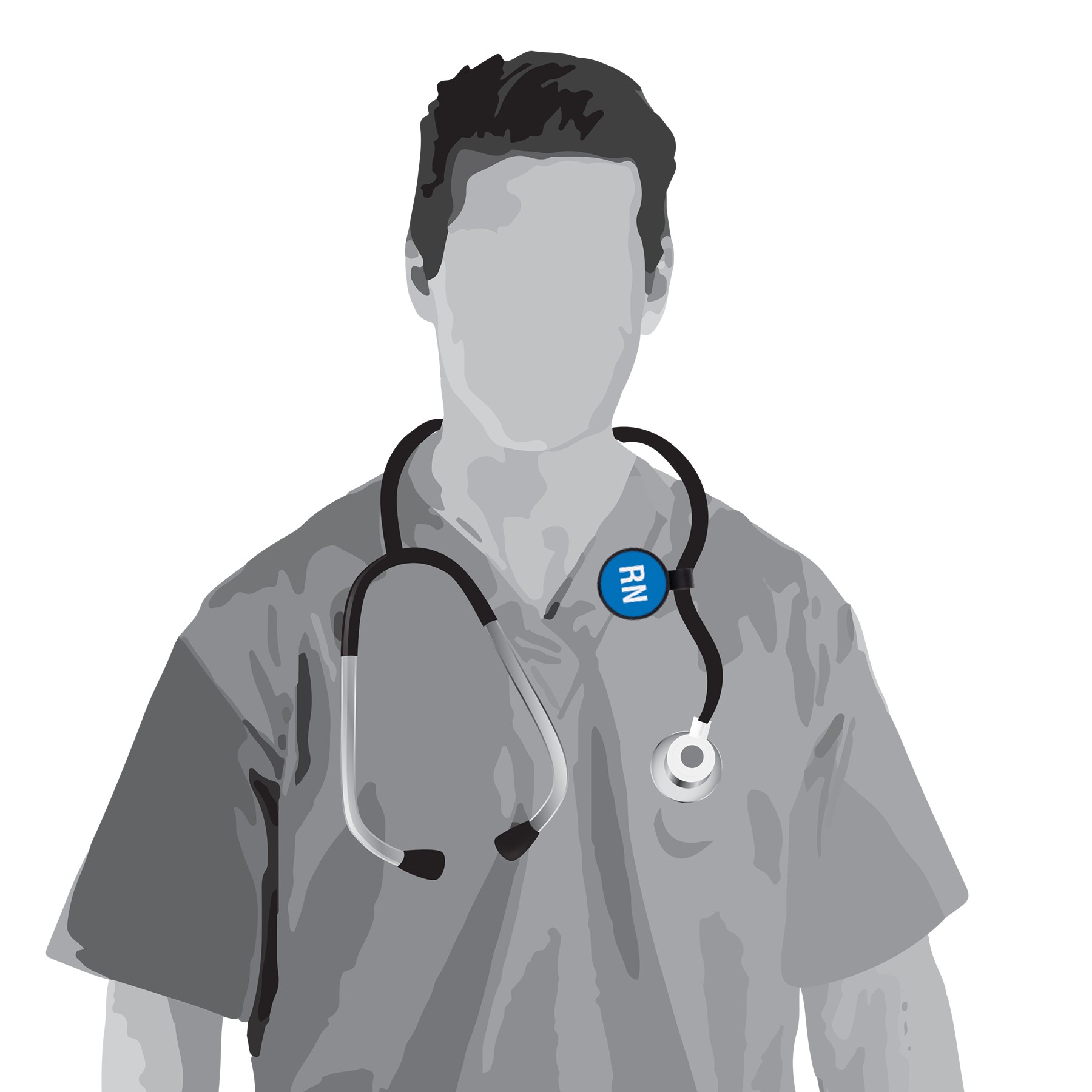 Picture of Anti-Microbial Round Stethoscope ID Tag