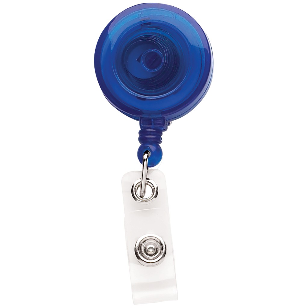 Picture of "Good" Translucent Round Retractable Badge Reel