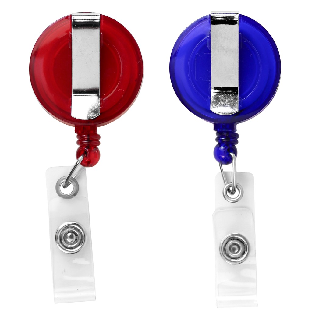 Picture of "Good" Translucent Round Retractable Badge Reel