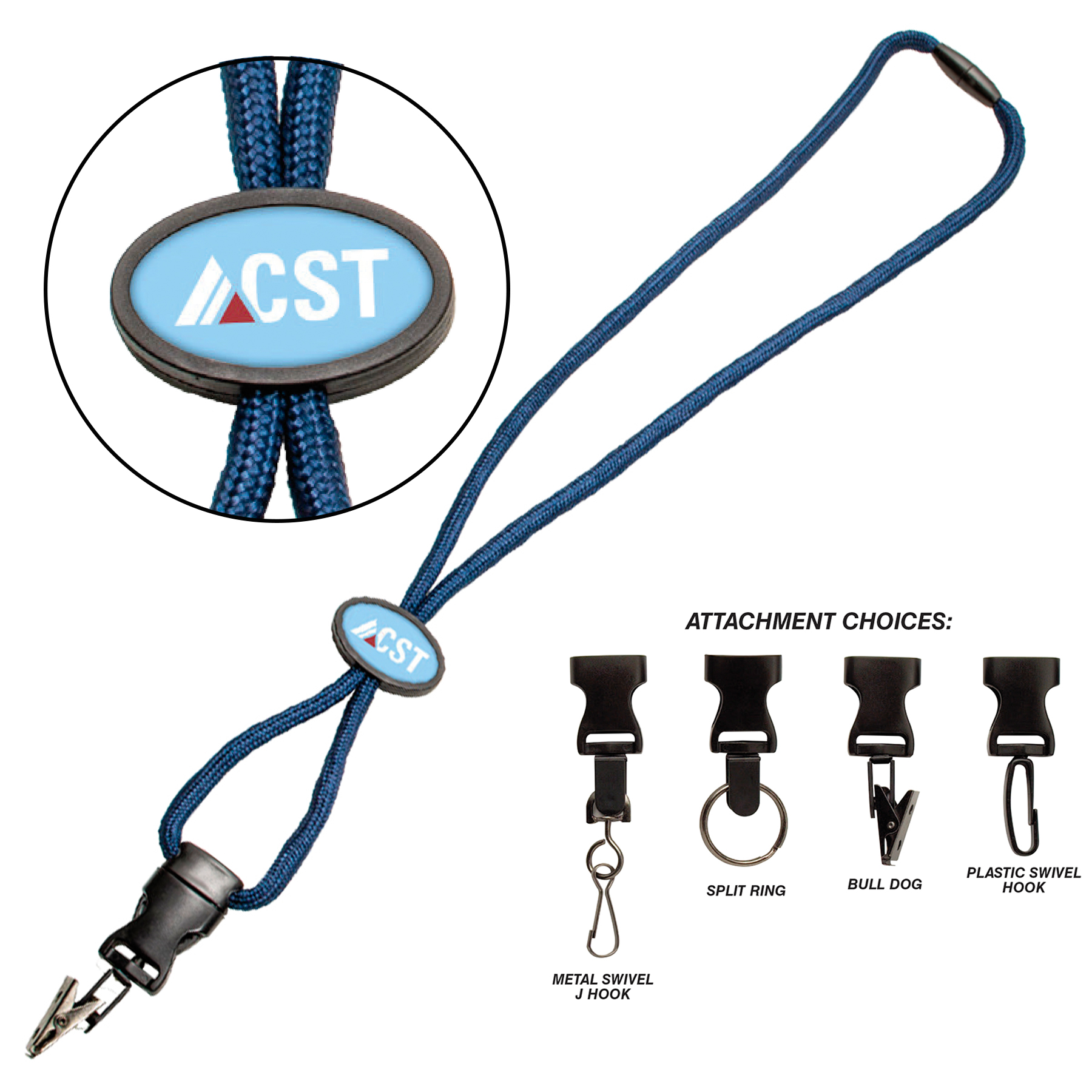 Picture of Braided Lanyard w/oval slider