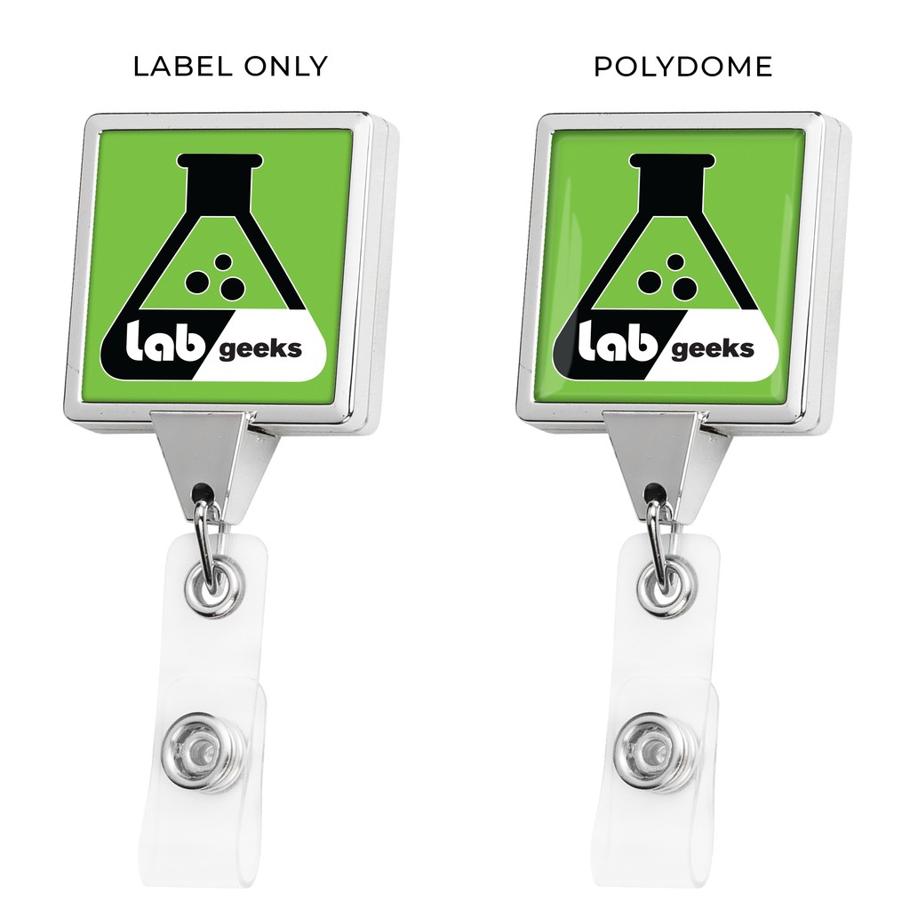 Picture of Metallic Finish JUMBO Square Retractable Badge Reel