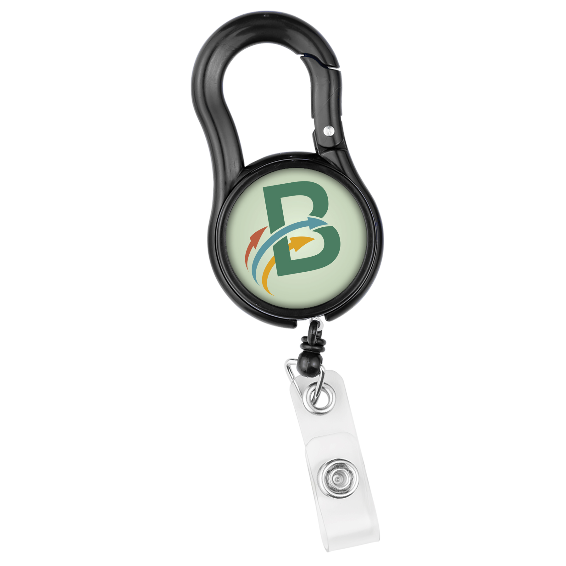 Picture of Carabiner Tape Measure Retractable Badge Reel