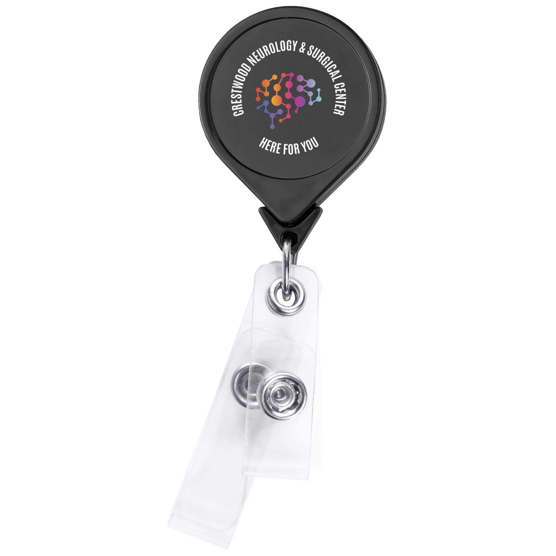 Picture of Anti-Microbial Round 2 Strap Retractable Badge Reel