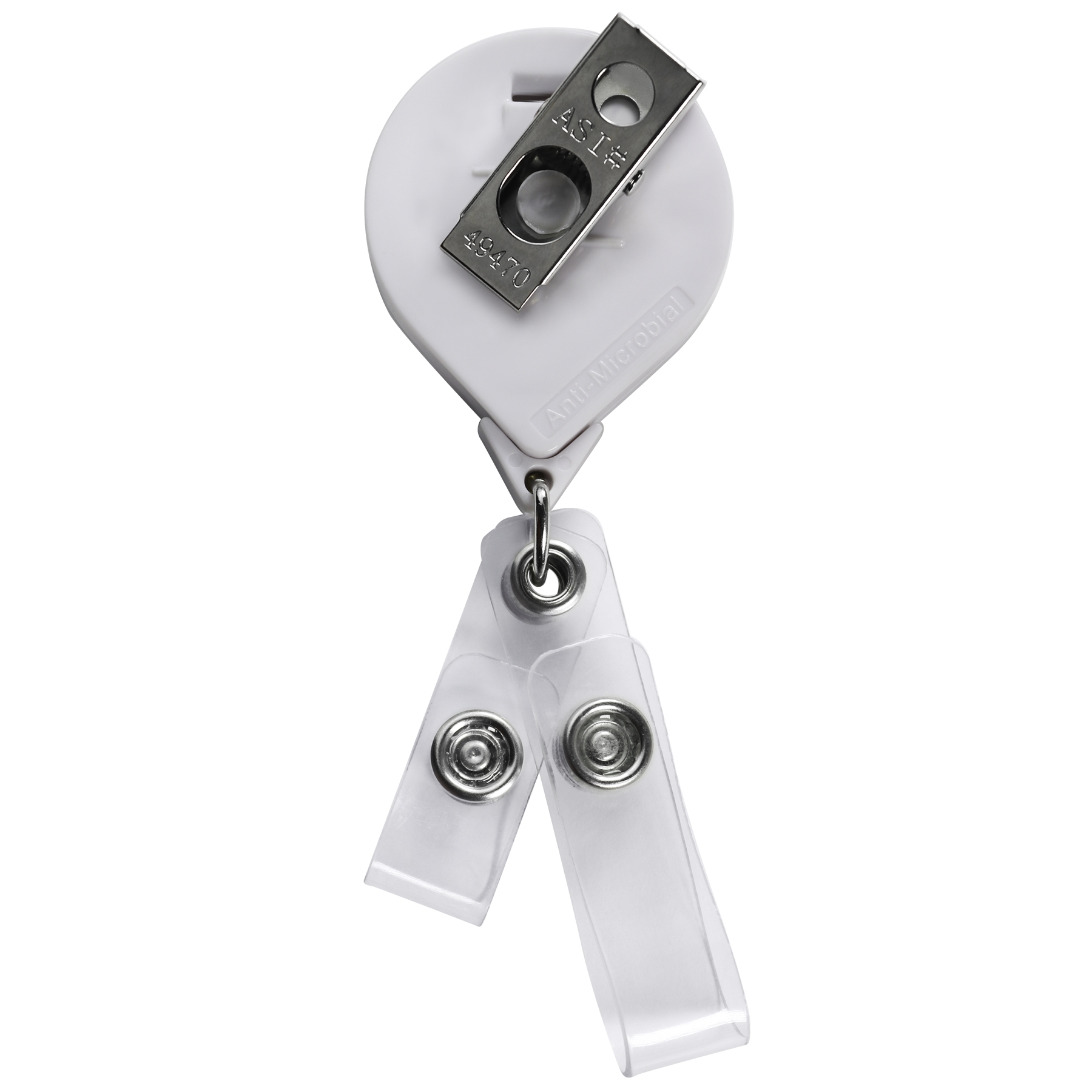 Picture of Anti-Microbial Round 2 Strap Retractable Badge Reel