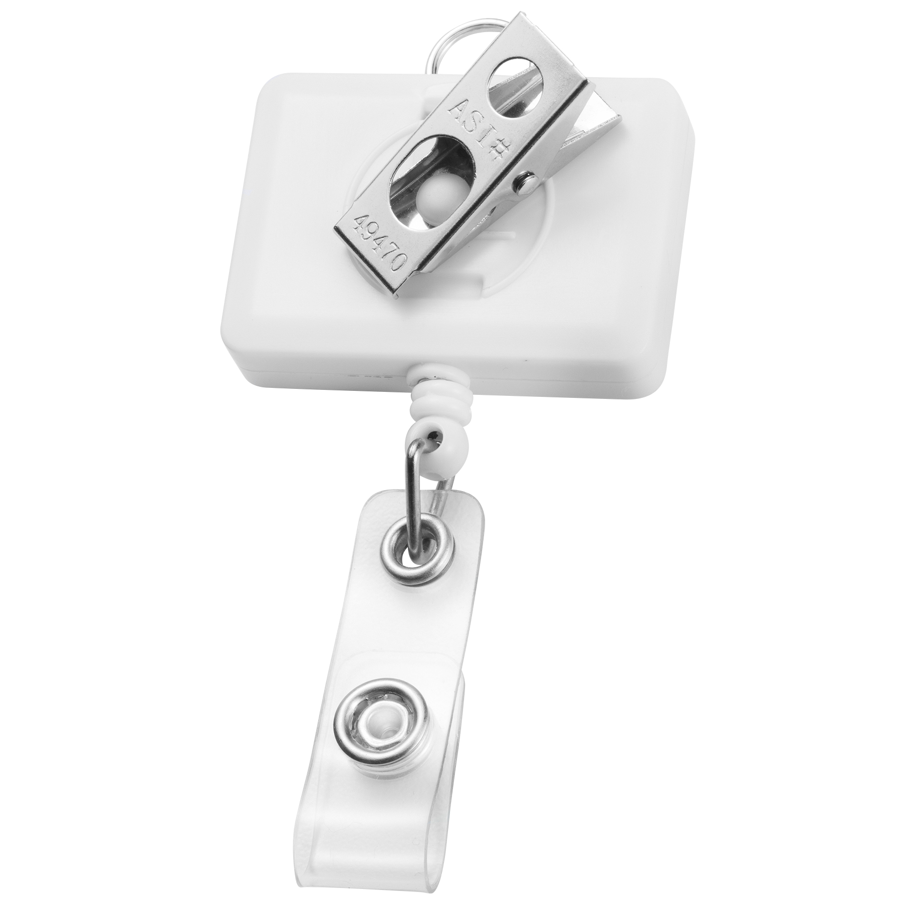 Picture of Jumbo Rectangle Badge Reel w/lanyard attachment