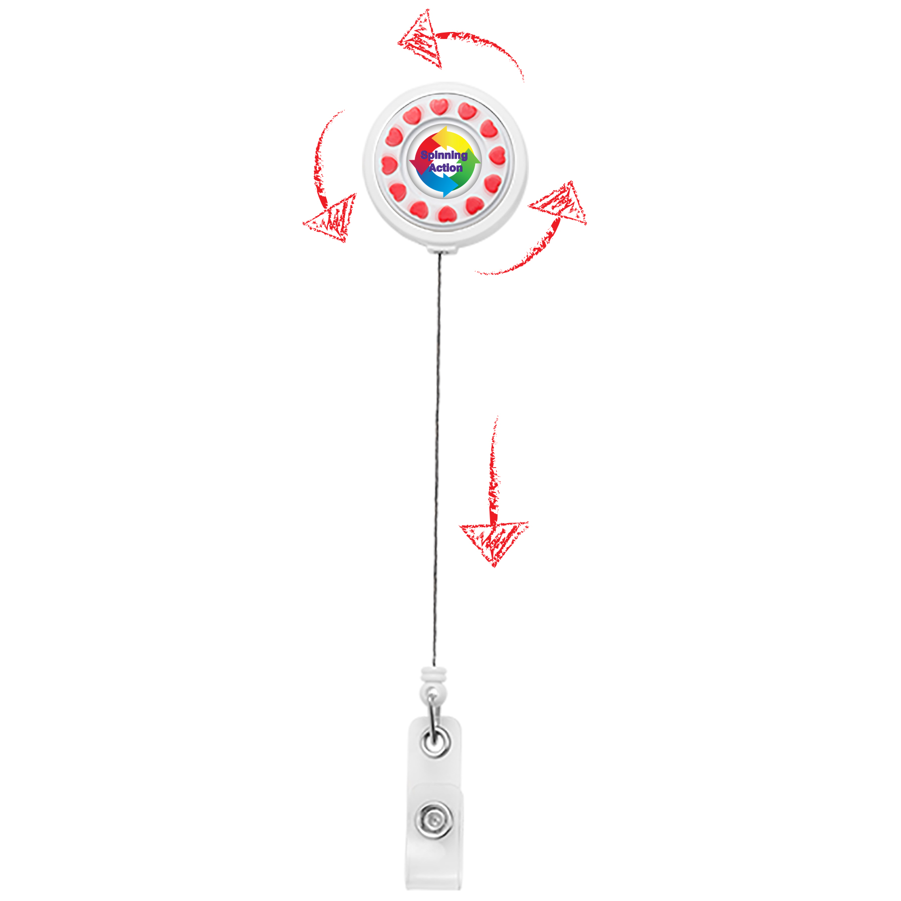 Picture of Spinning Retractable Badge Reels