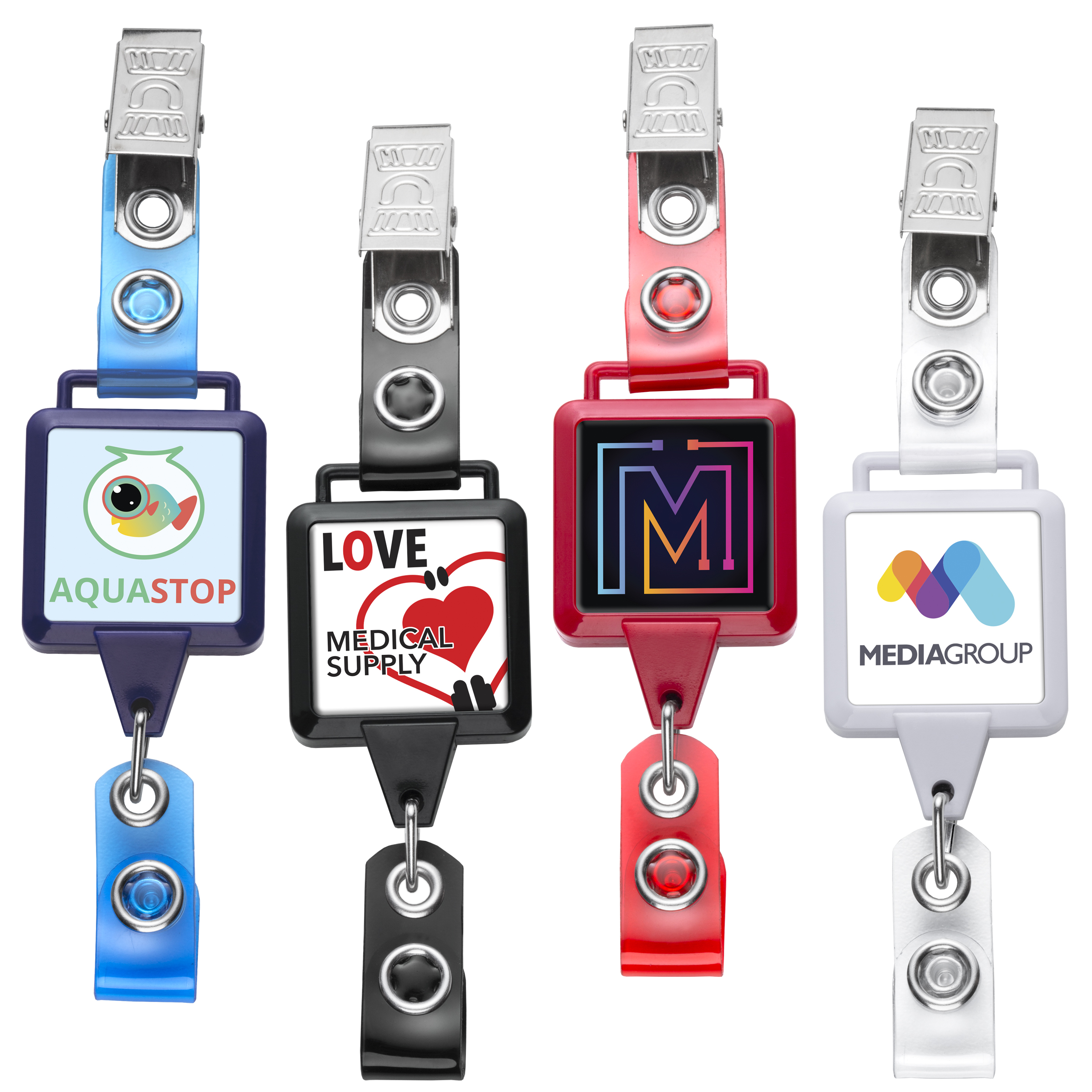 Picture of Square Hanger Retractable Badge Reel