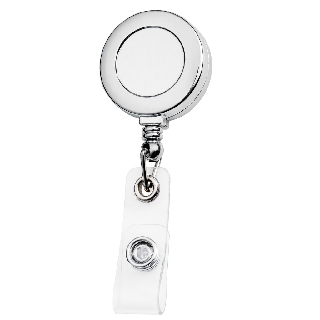 Picture of Metallic Finish Round Retractable Badge Reel
