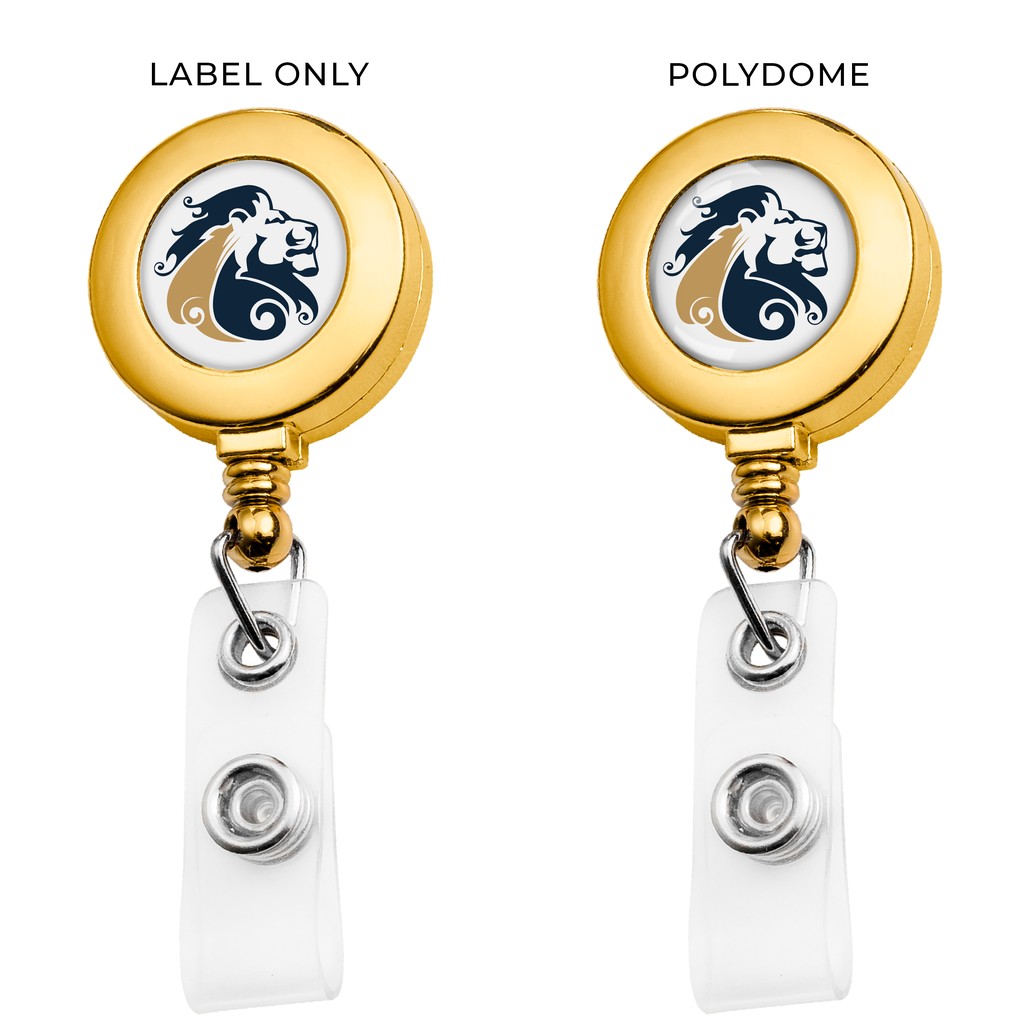 Picture of Metallic Finish Round Retractable Badge Reel
