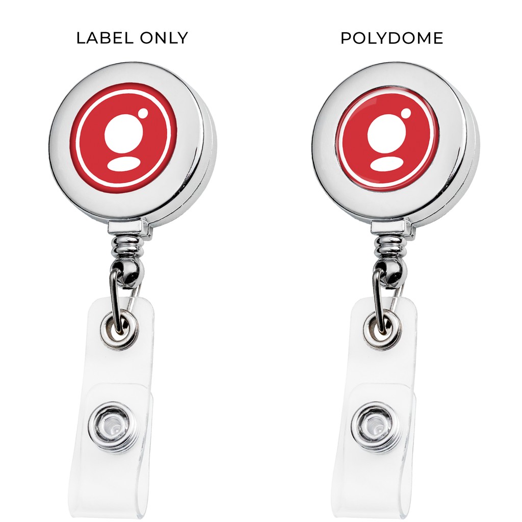 Picture of Metallic Finish Round Retractable Badge Reel
