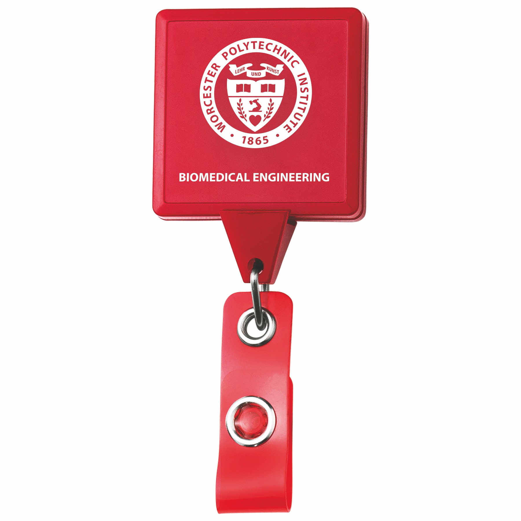 Picture of Jumbo Square Retractable Badge Reel w/belt Clip