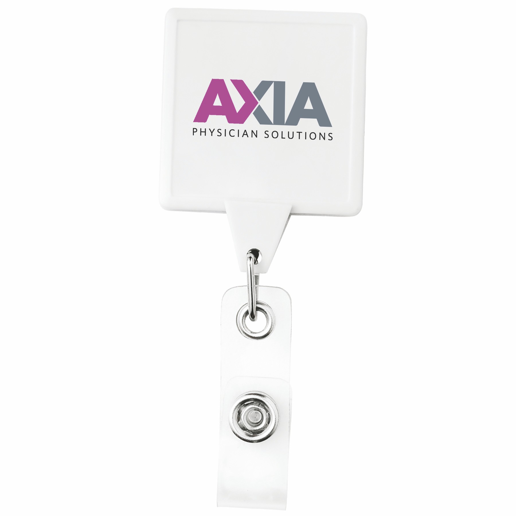 Picture of Jumbo Square Retractable Badge Reel w/belt Clip