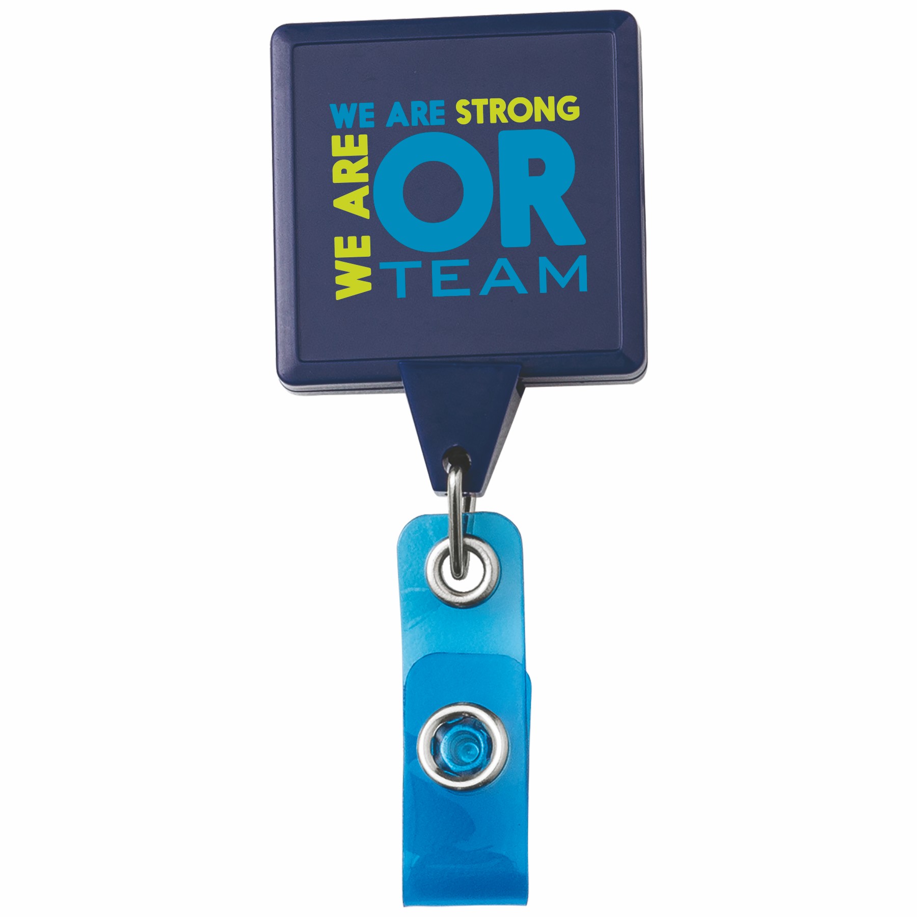 Picture of Jumbo Square Retractable Badge Reel w/belt Clip