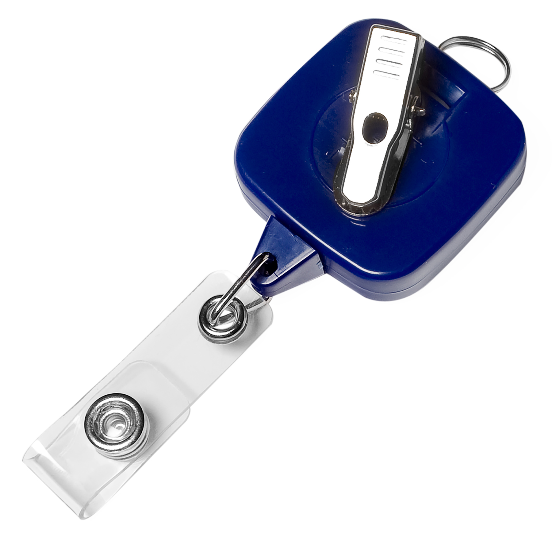 Picture of Jumbo Sqround Retractable Badge Reel w/lanyard attachment