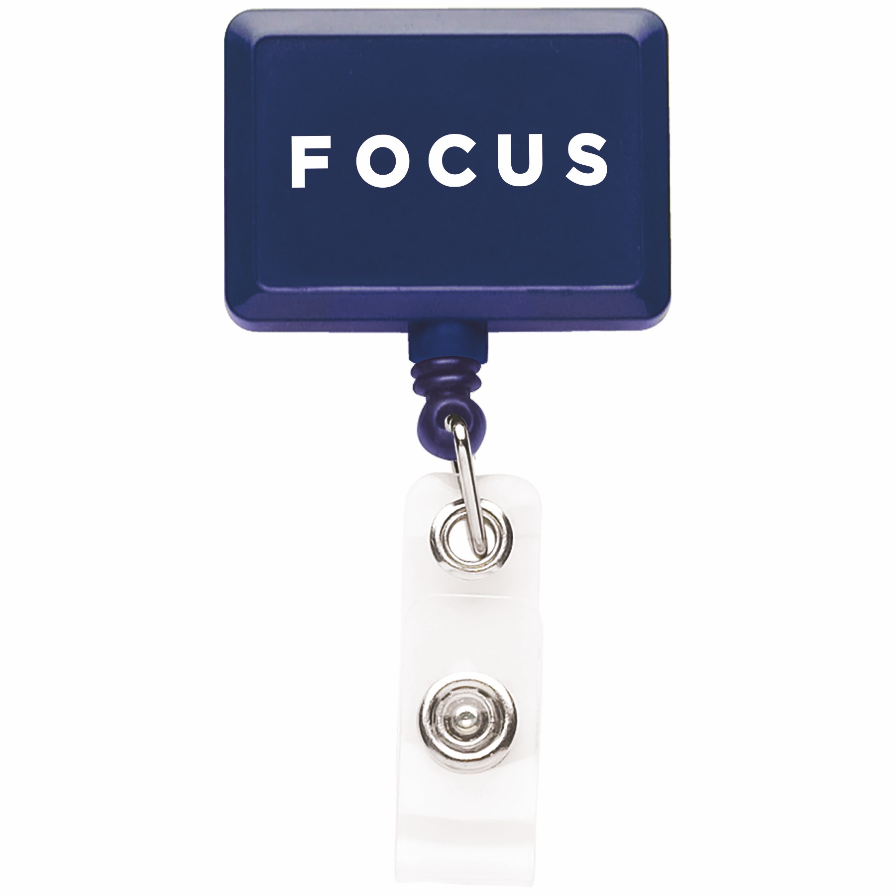 Picture of Rectangle Retractable Badge Reel w/belt cliip
