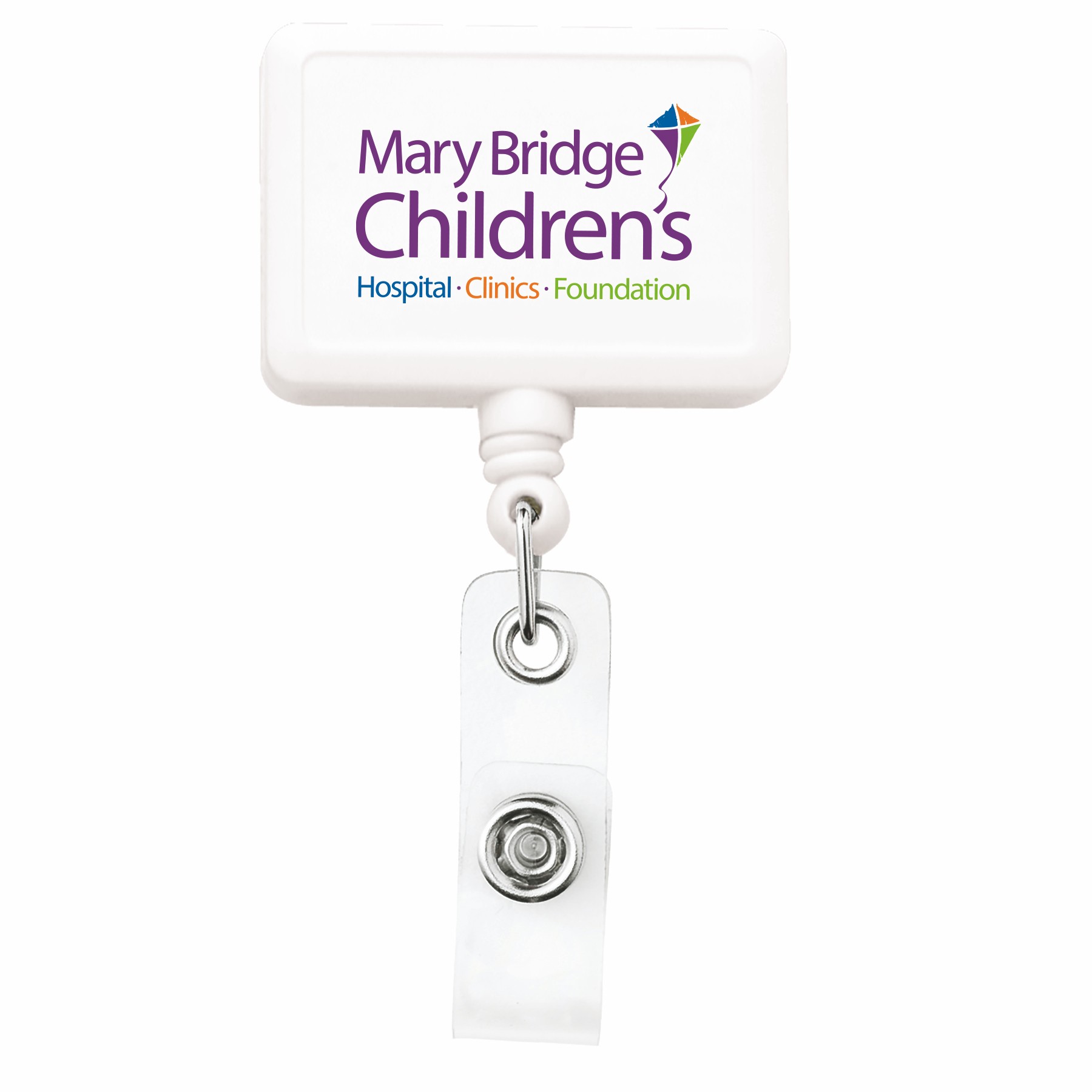 Picture of Rectangle Retractable Badge Reel w/belt cliip