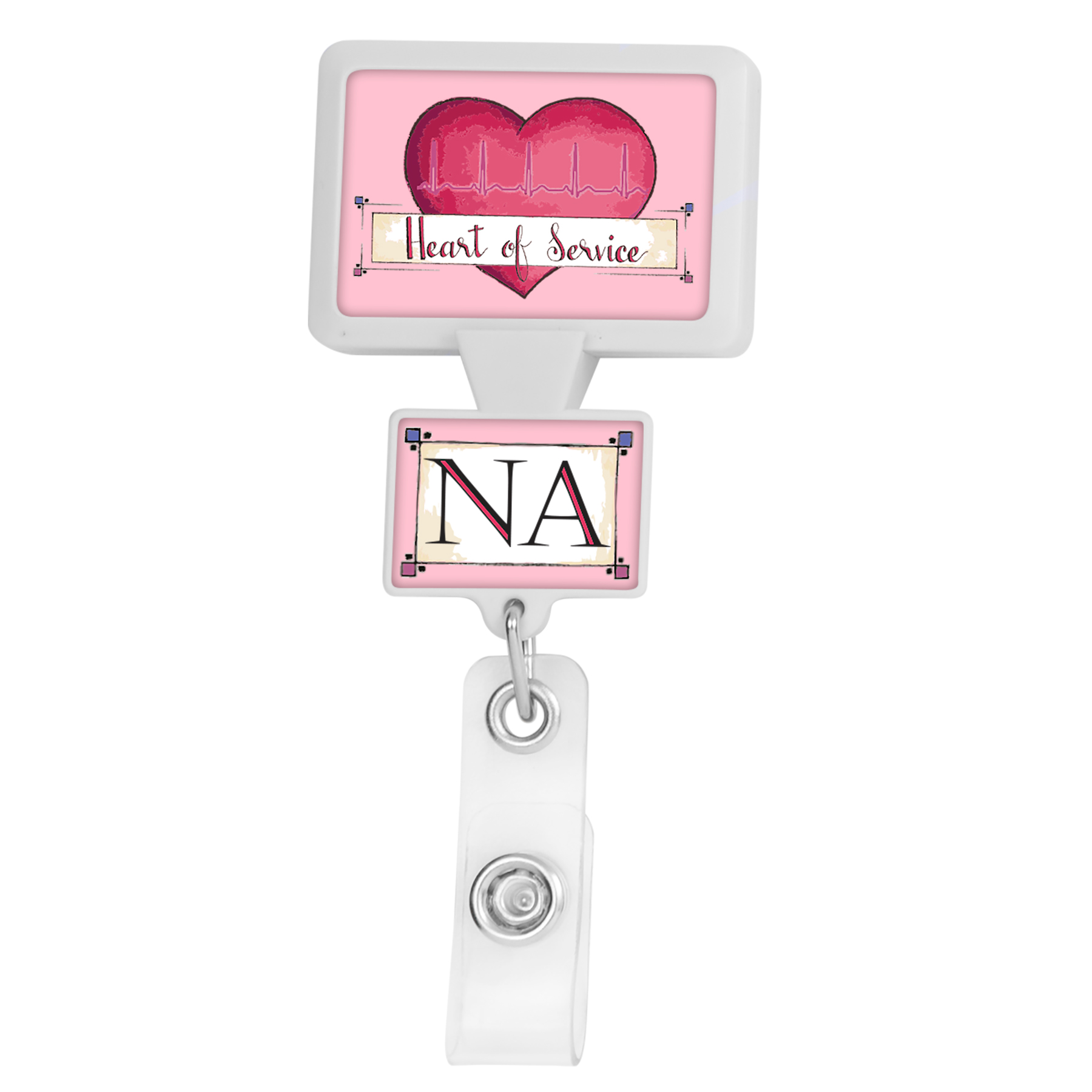 Picture of Double Up Rectangle Retractable Badge Reel