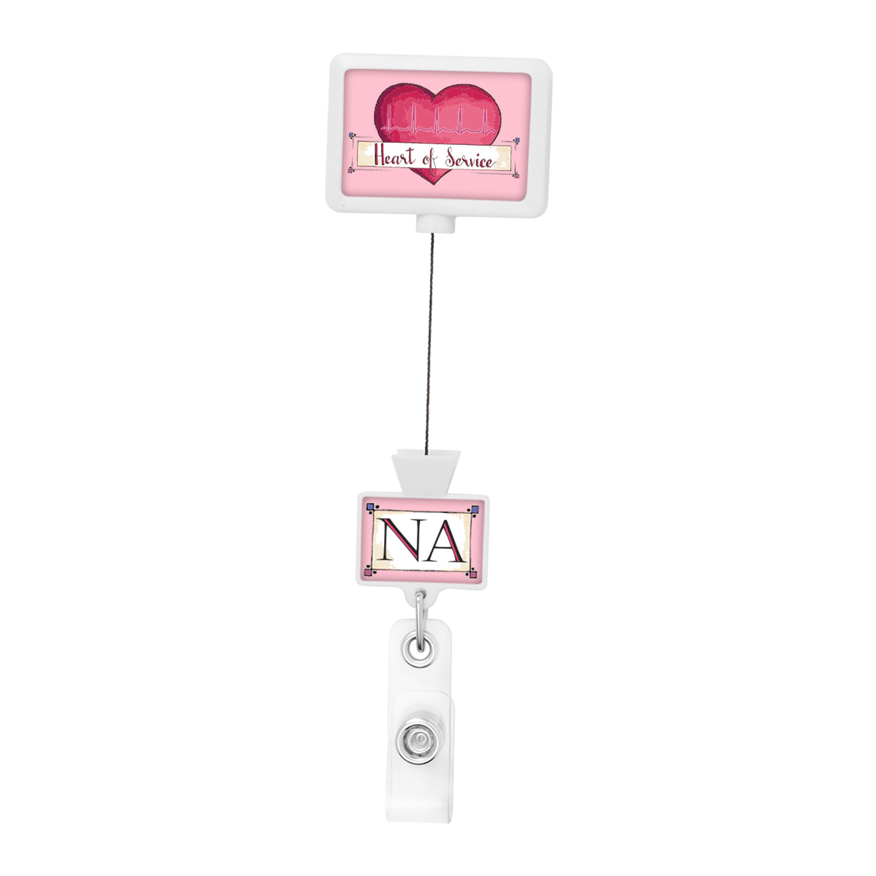Picture of Double Up Rectangle Retractable Badge Reel