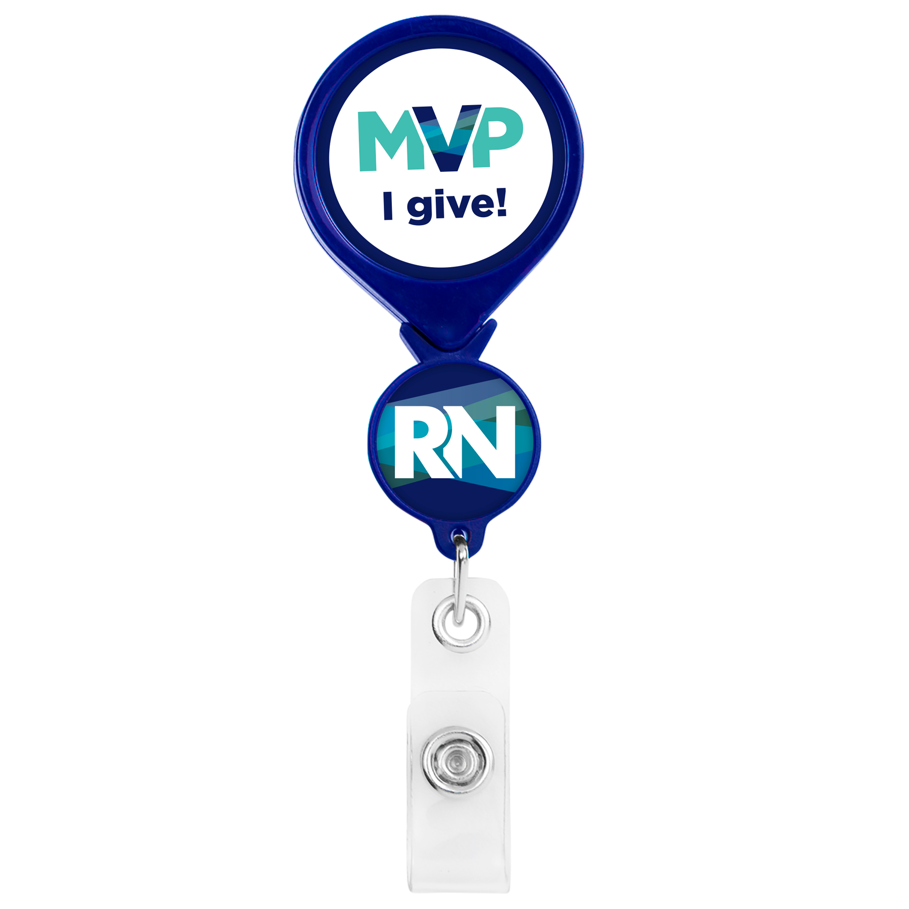 Picture of Double Up Round Retractable Badge Reel