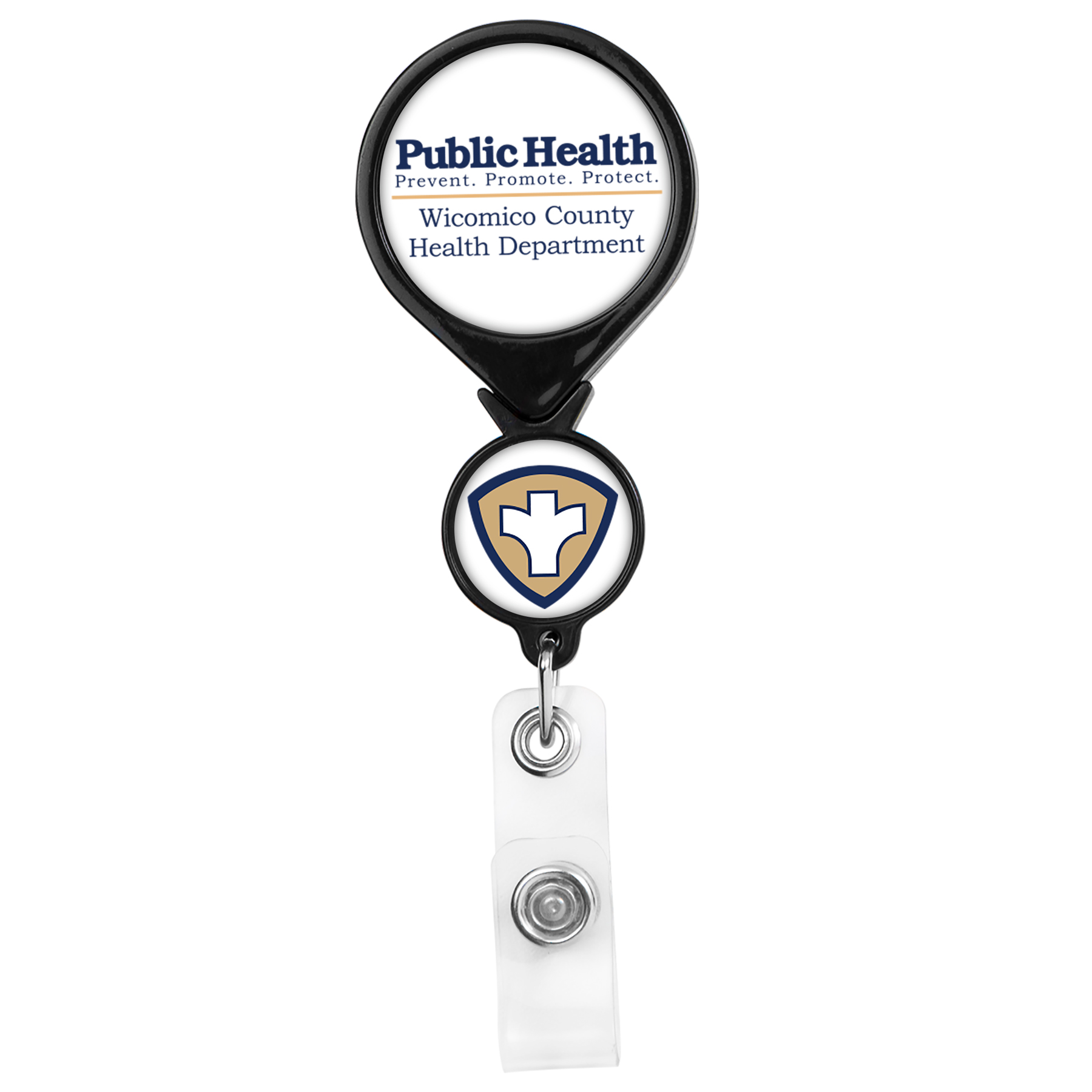 Picture of Double Up Round Retractable Badge Reel