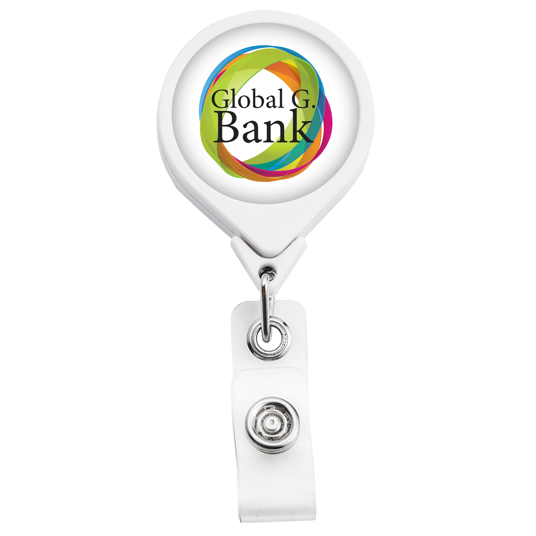Picture of Magnet Back Jumbo Round Retractable Badge Reel