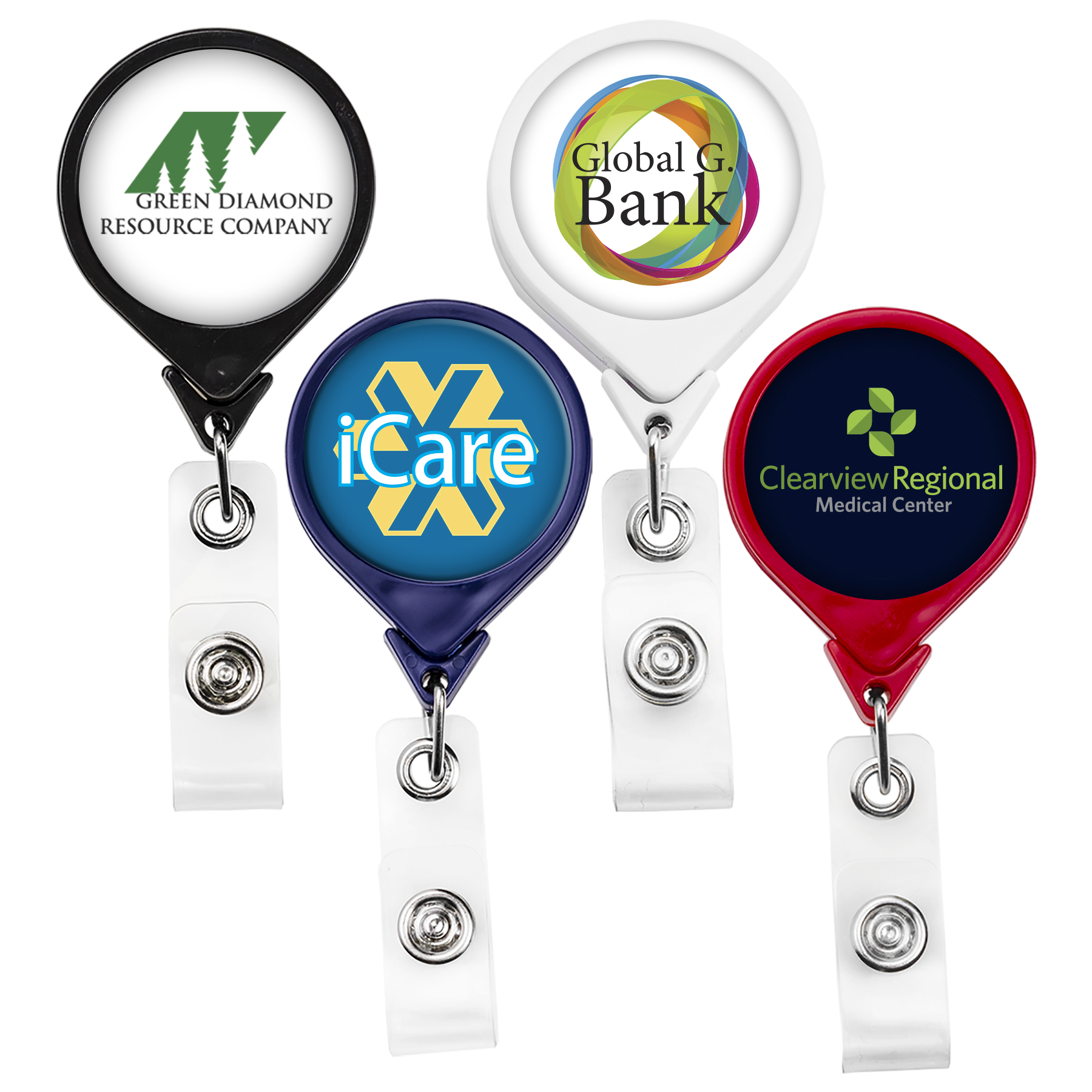 Picture of Magnet Back Jumbo Round Retractable Badge Reel