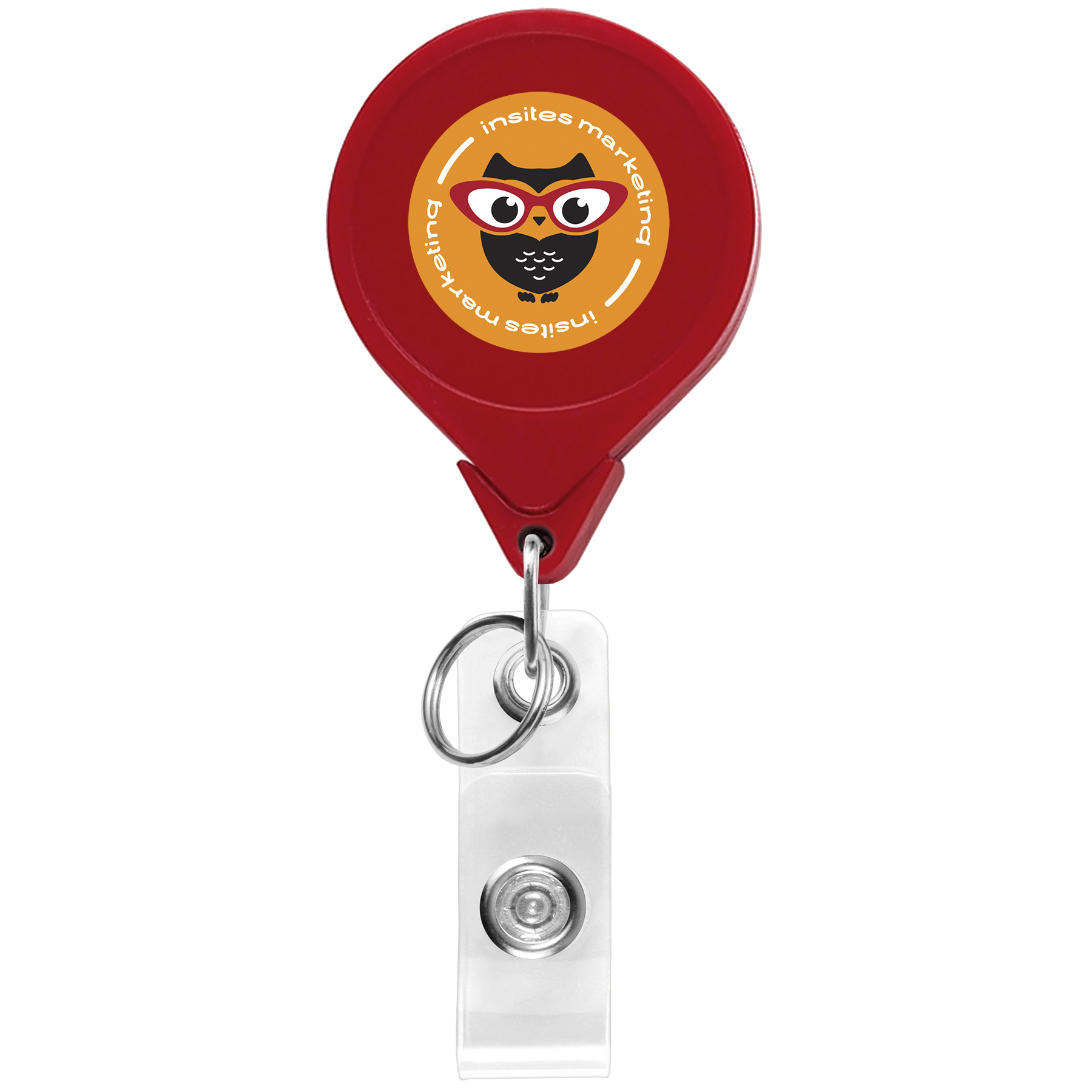 Picture of Round Dual Back Retractable Badge Reel