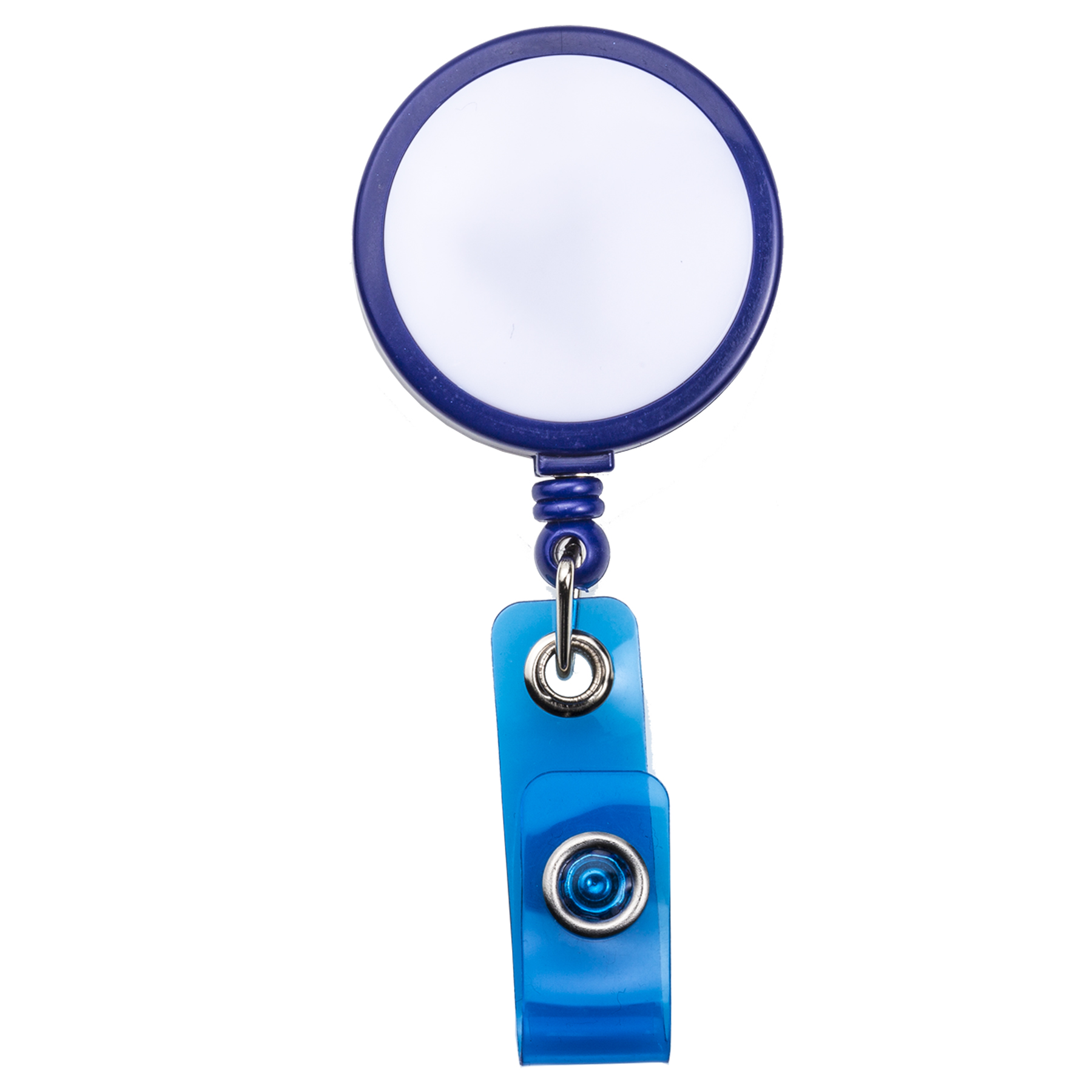 Picture of White Face Retractable Badge Reel