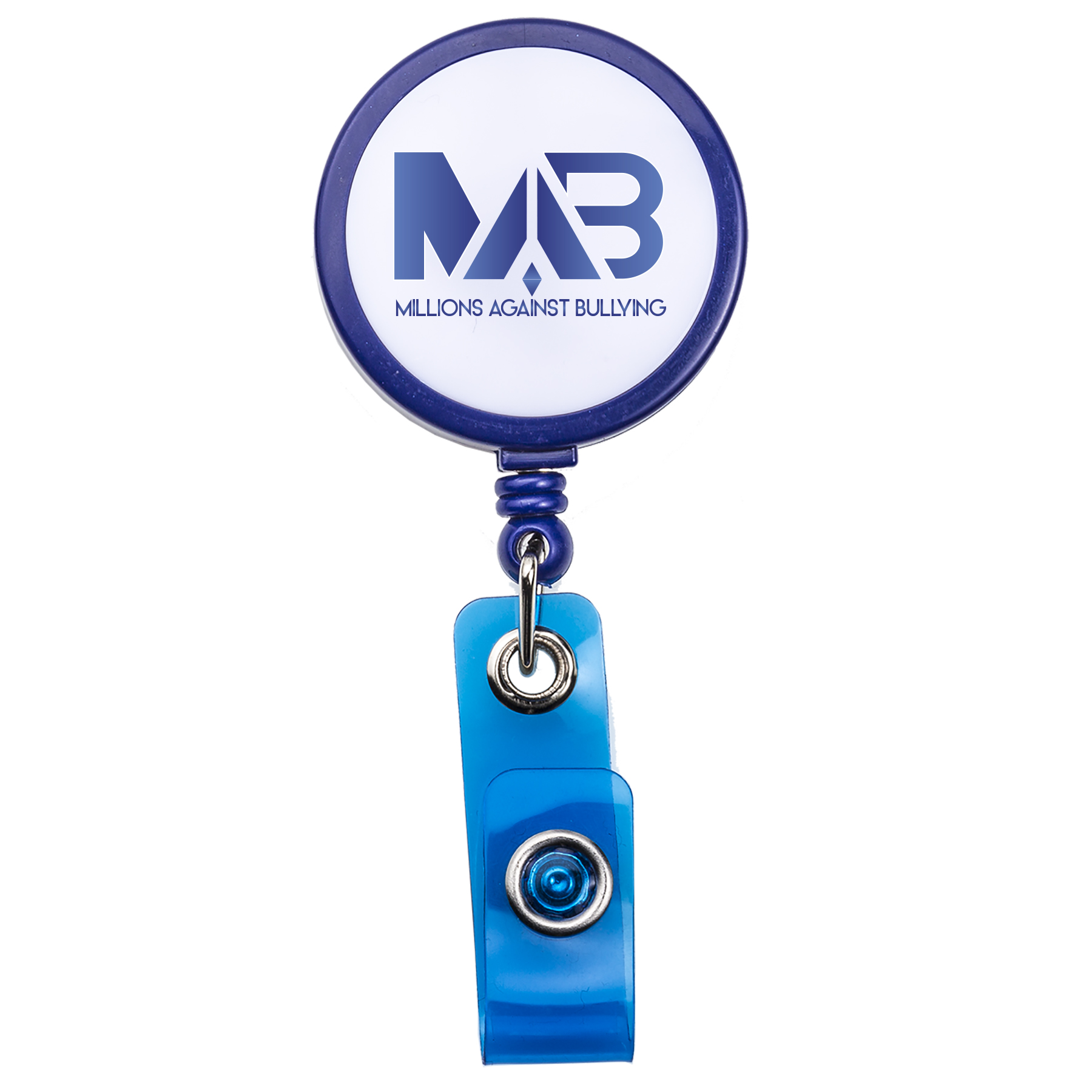 Picture of White Face Retractable Badge Reel