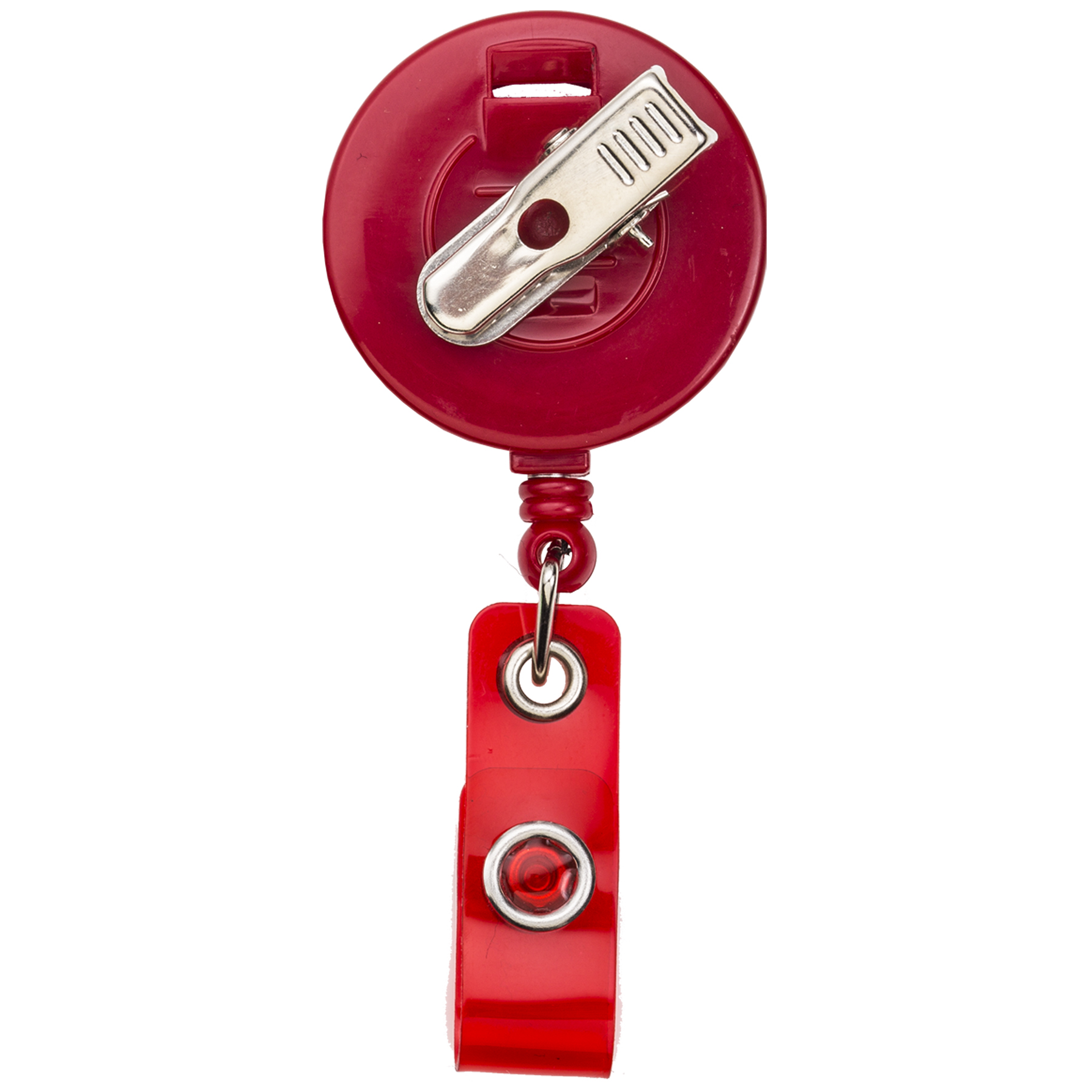 Picture of White Face Retractable Badge Reel