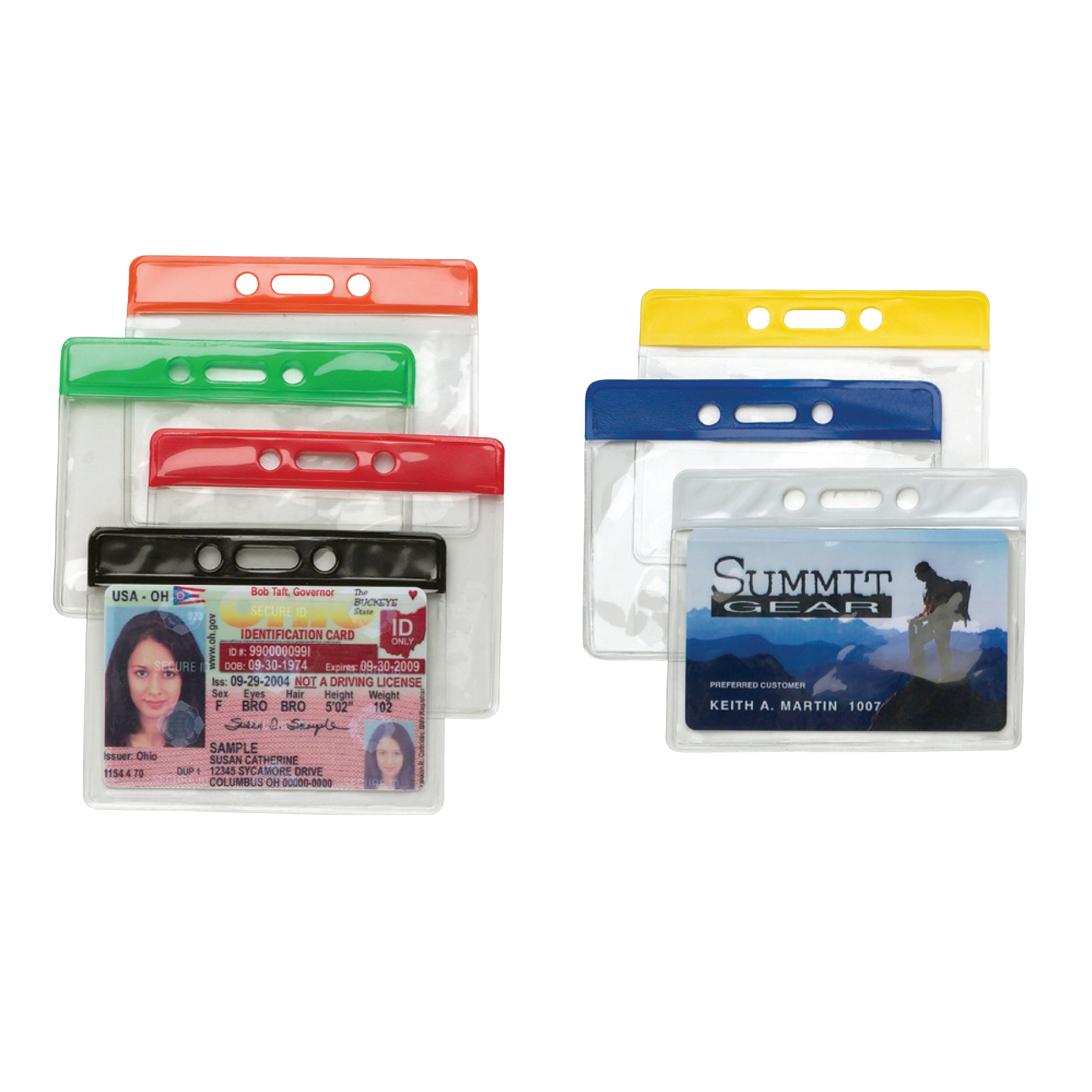 Picture of Color Top Horizontal Card Holder