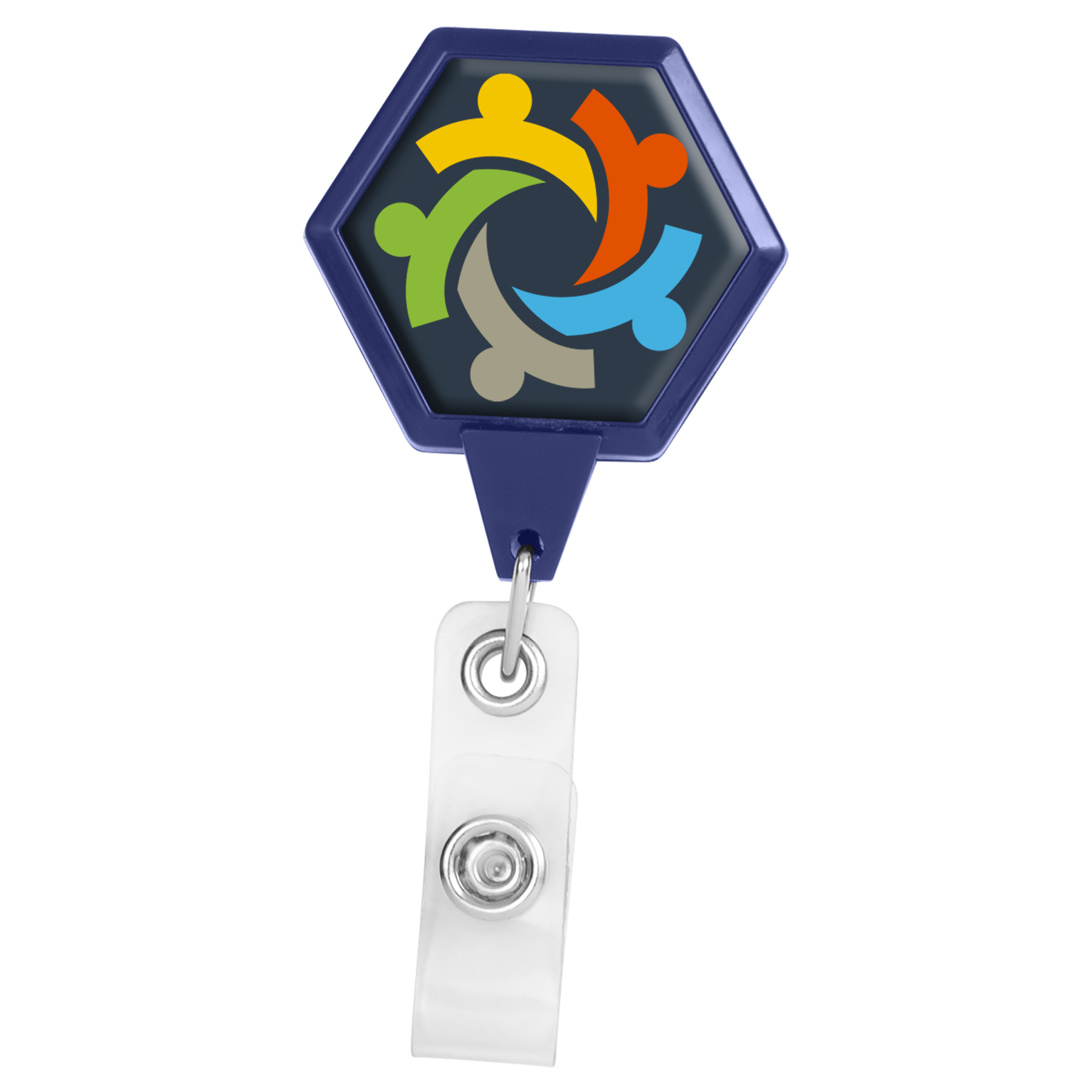 Picture of JUMBO Hexagon Retractable Badge Reel