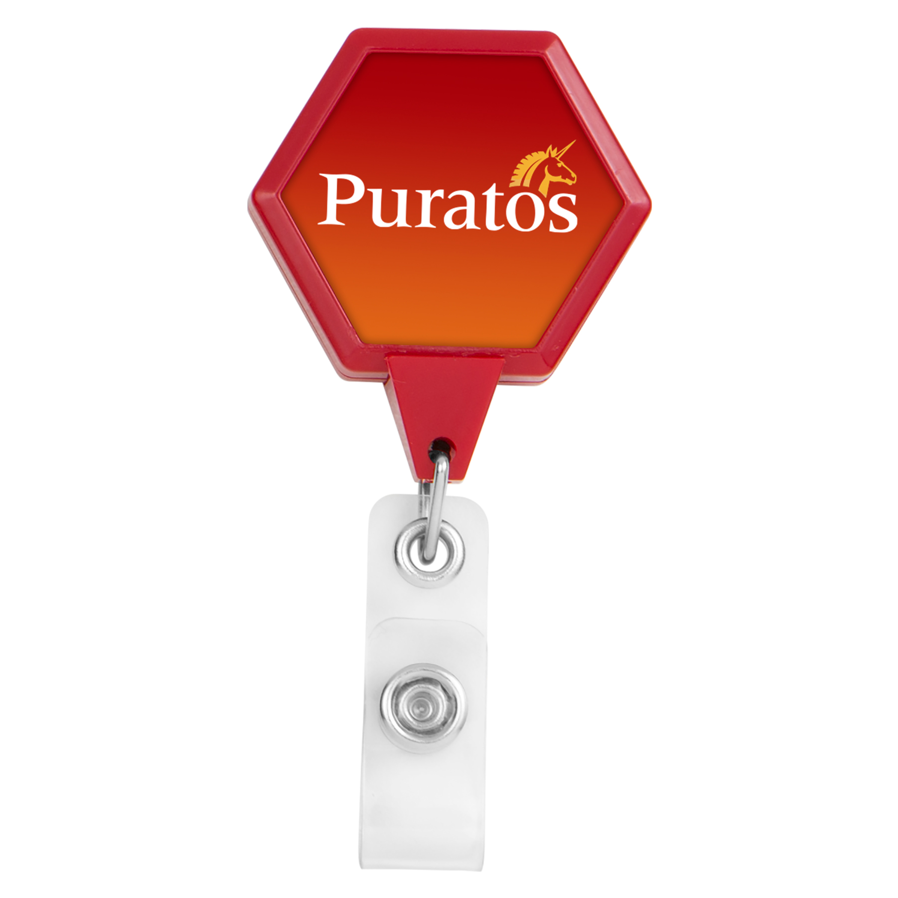 Picture of JUMBO Hexagon Retractable Badge Reel