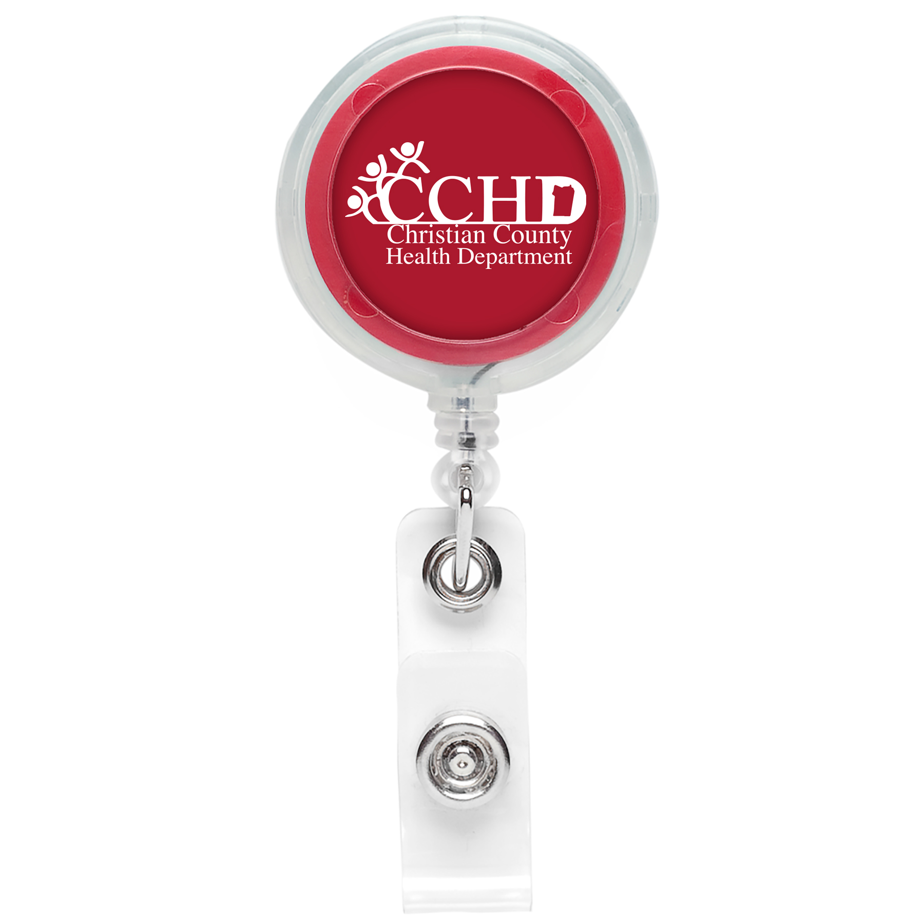Picture of Jumbo See-Thru Retractable Badge Reel