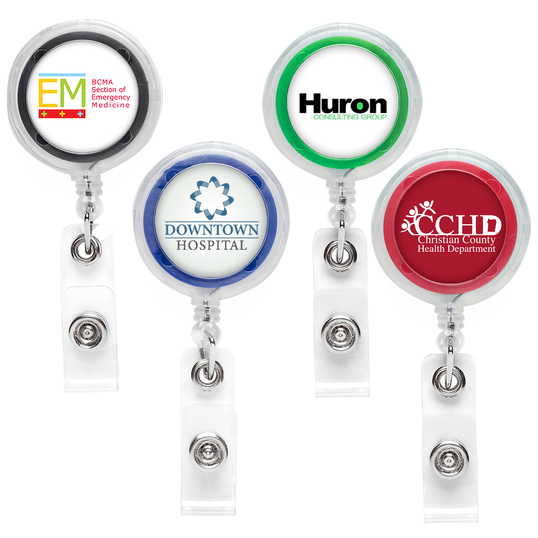 Picture of Jumbo See-Thru Retractable Badge Reel
