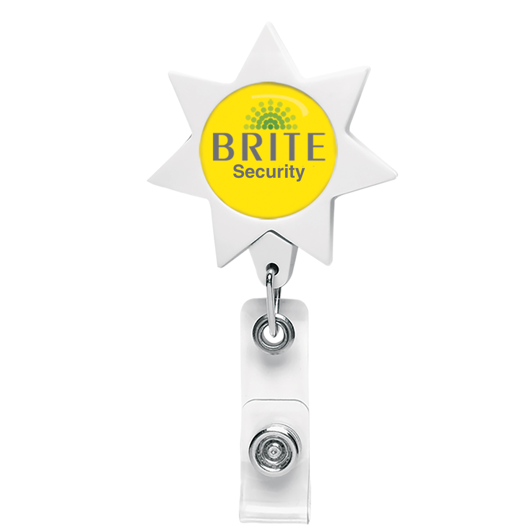Picture of 7 Point Star Retractable Badge Reel
