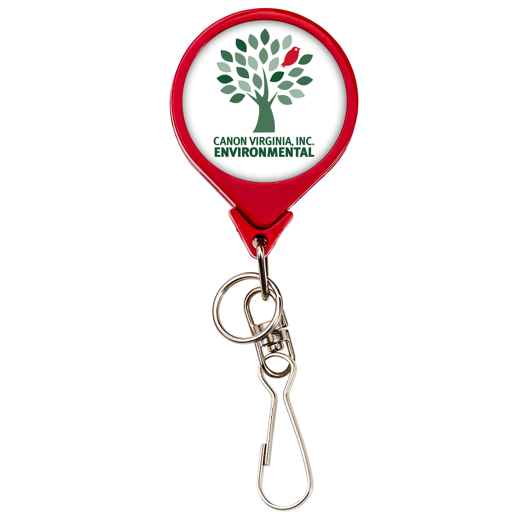 Picture of Bamboo Jumbo Round Retractable Badge Reel