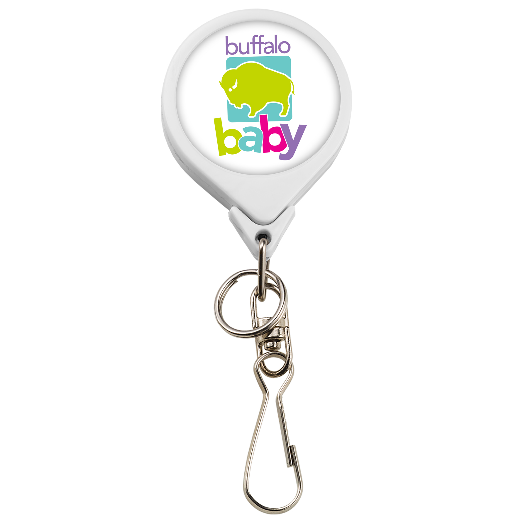 Picture of Bamboo Jumbo Round Retractable Badge Reel