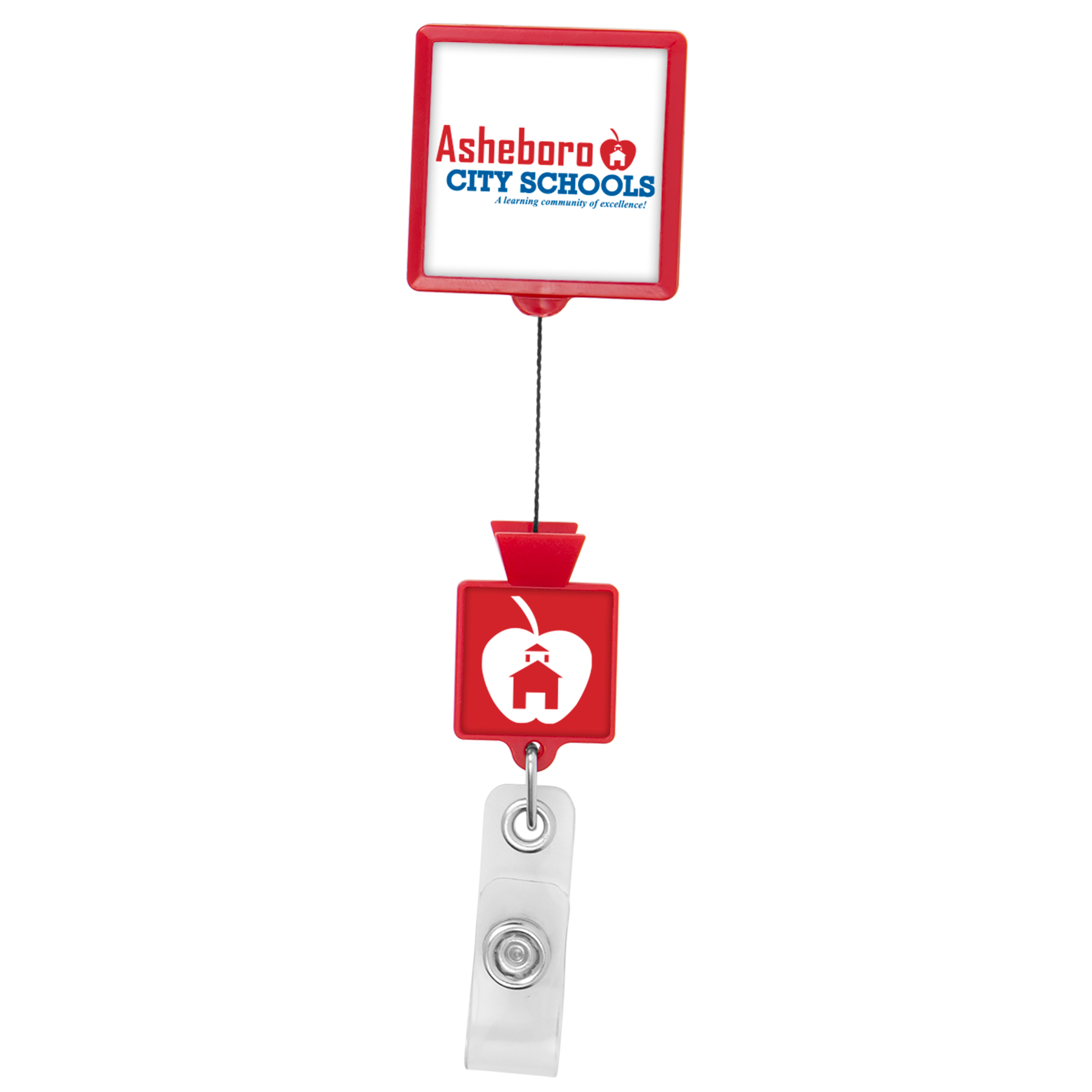 Picture of Double Up Square Retractable Badge Reel