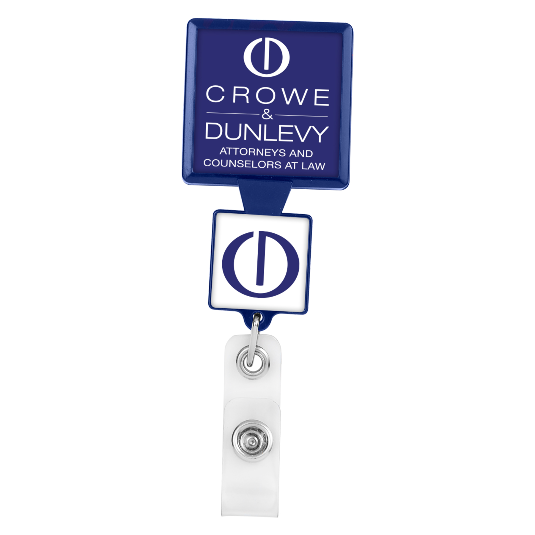 Picture of Double Up Square Retractable Badge Reel