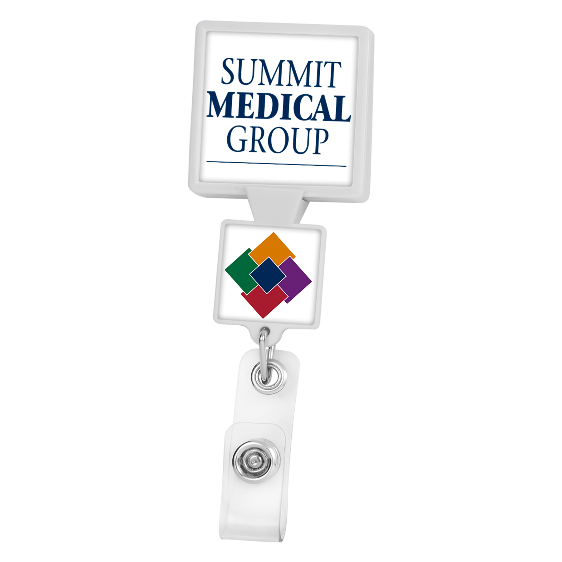 Picture of Double Up Square Retractable Badge Reel