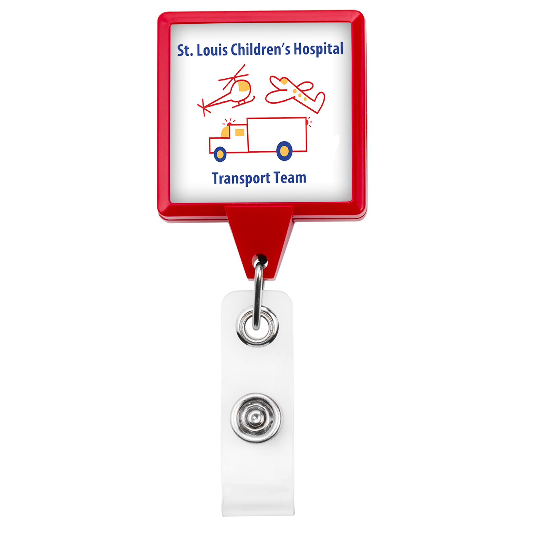 Picture of Magnet Back Jumbo Square Retractable Badge Reel