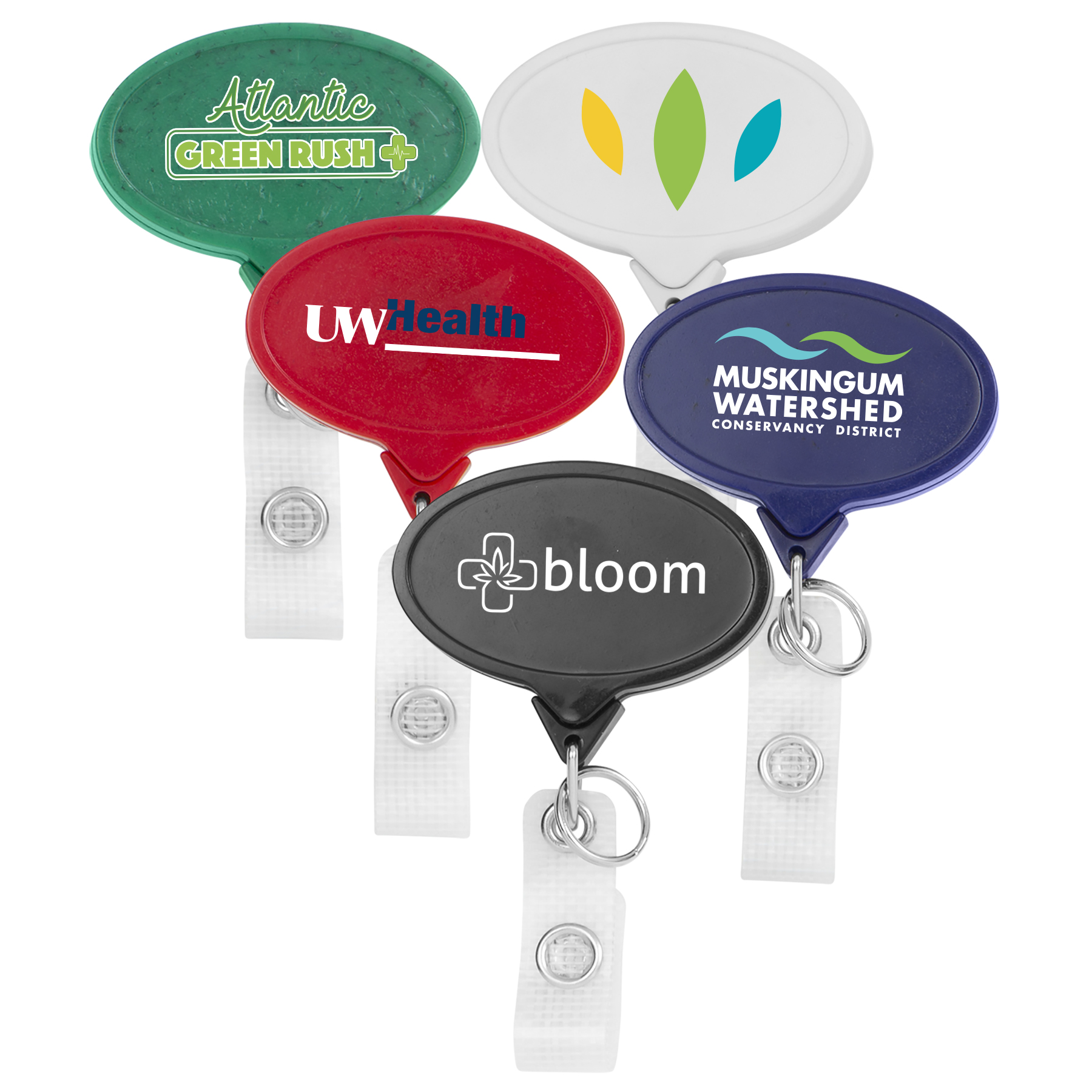Picture of Hemp Jumbo Oval Retractable Badge Reel