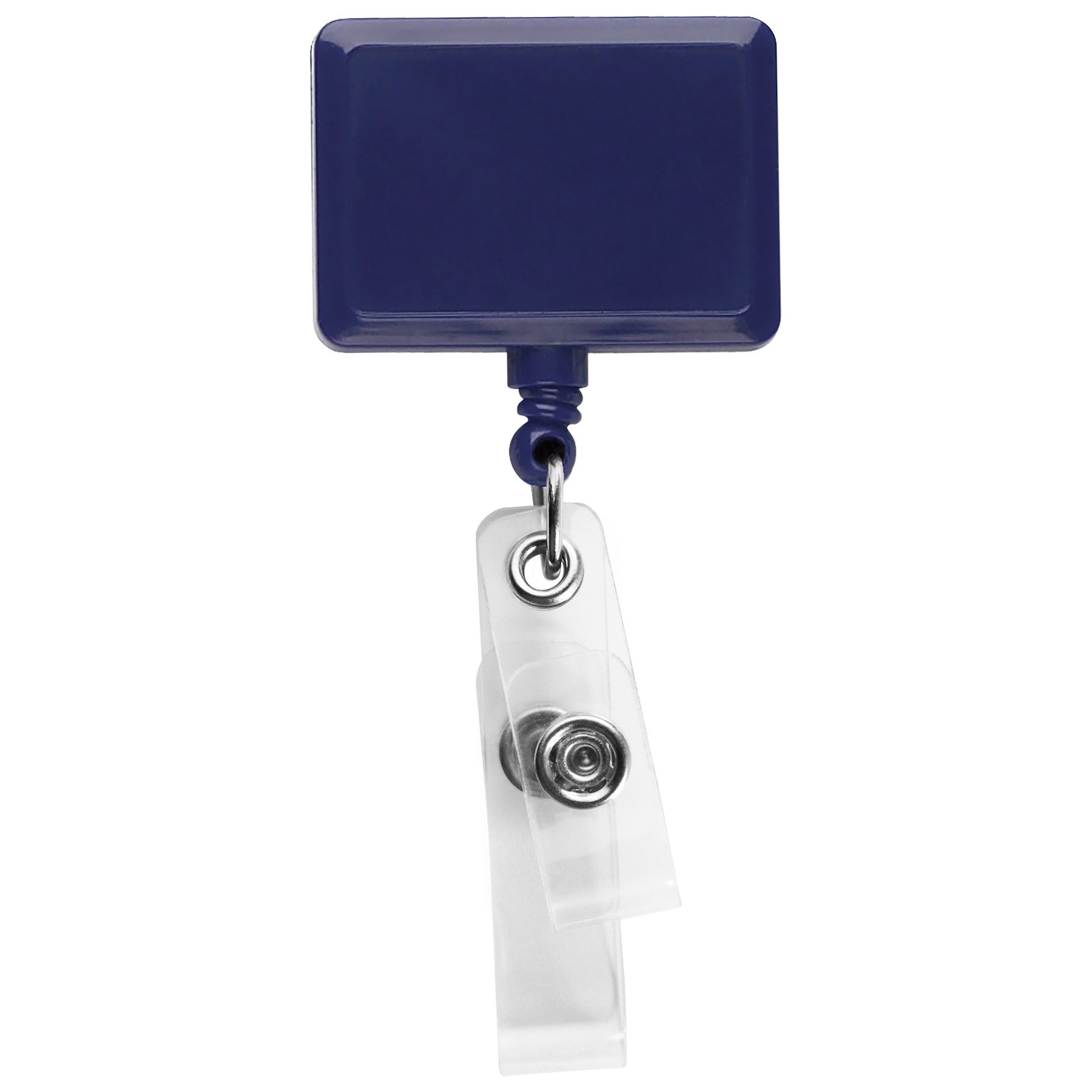 Picture of Anti-Microbial Rectangle 2 Strap Retractable Badge Reel