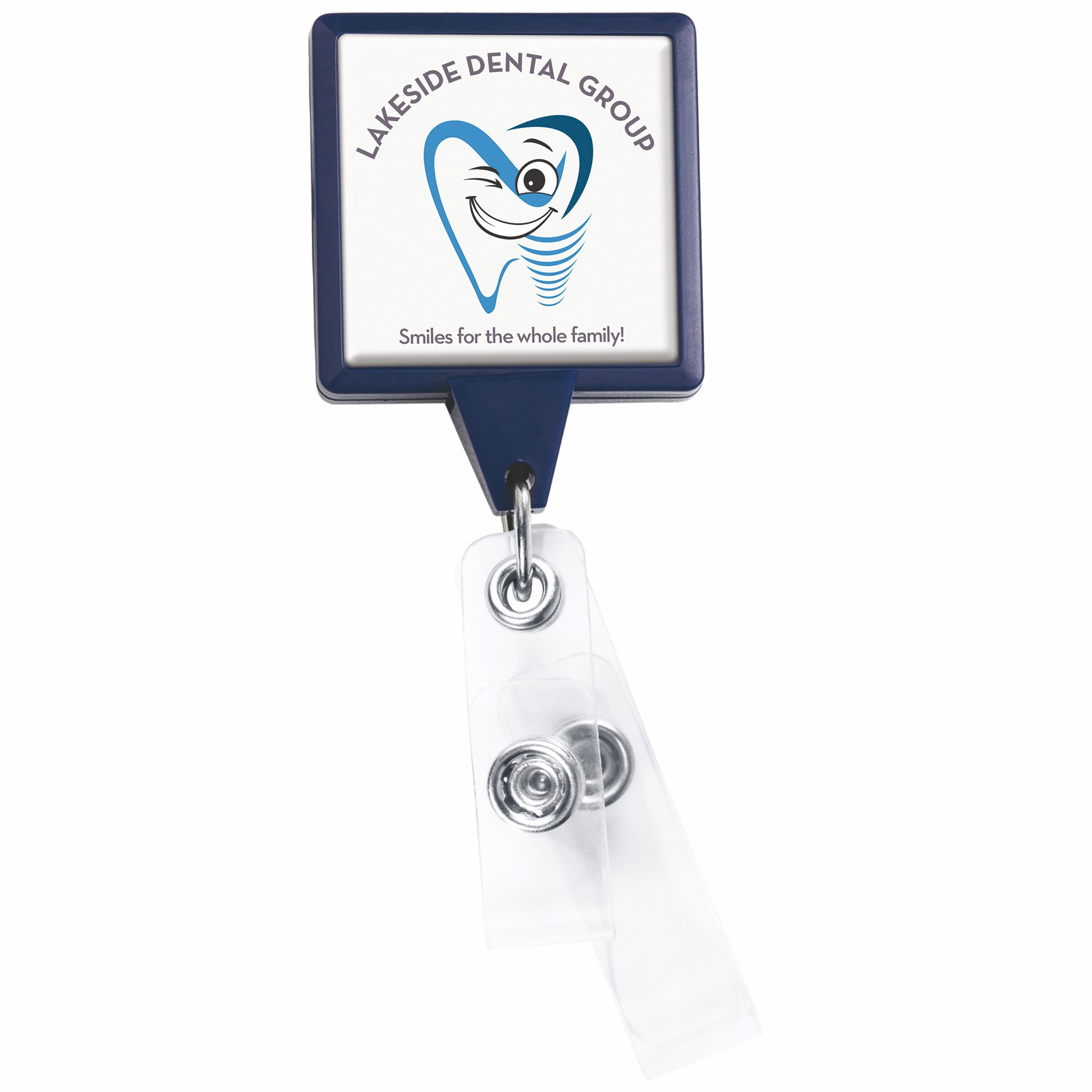 Picture of Anti-Microbial Square 2 Strap Retractable Badge Reel