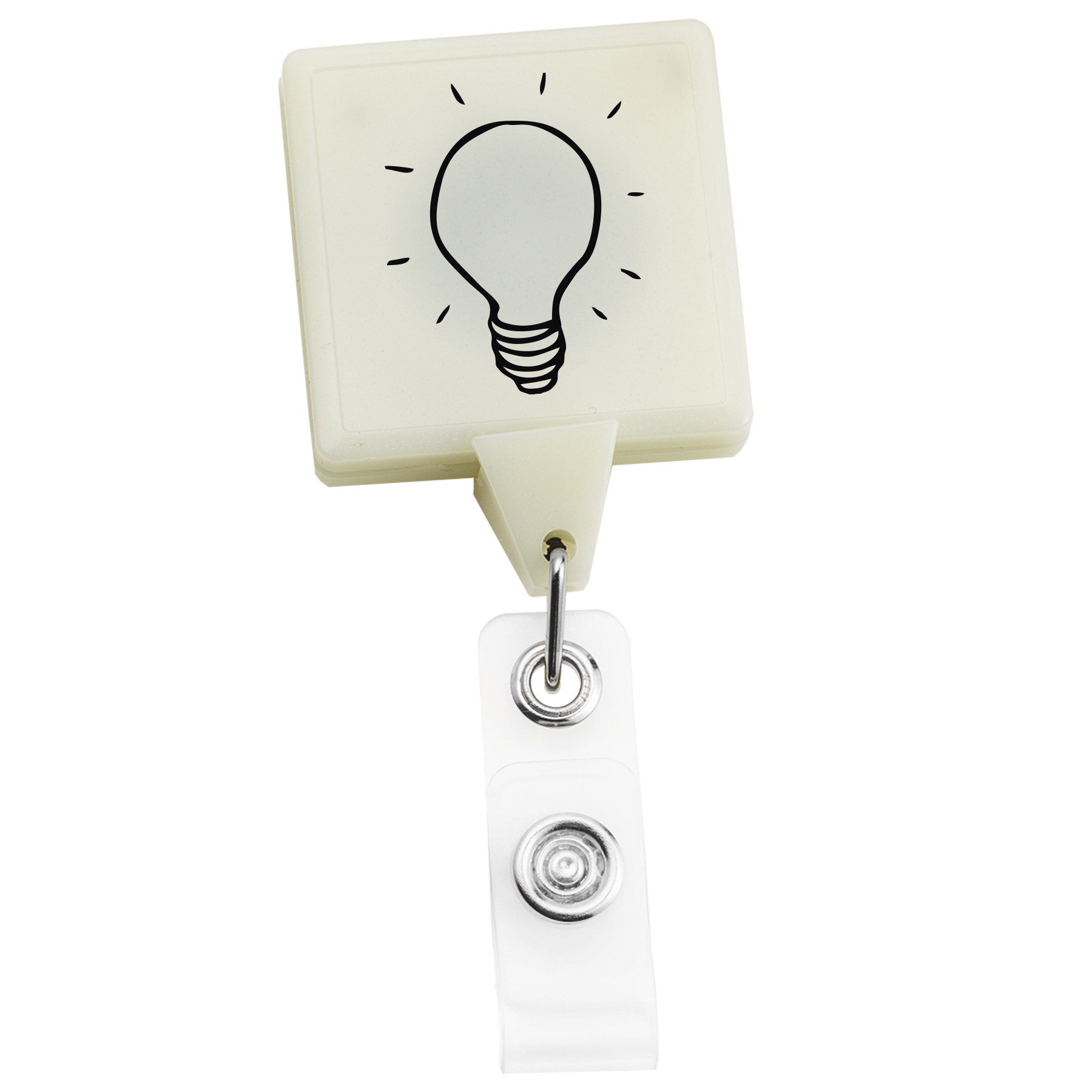 Picture of Glow in the Dark Jumbo Square Badge Reel