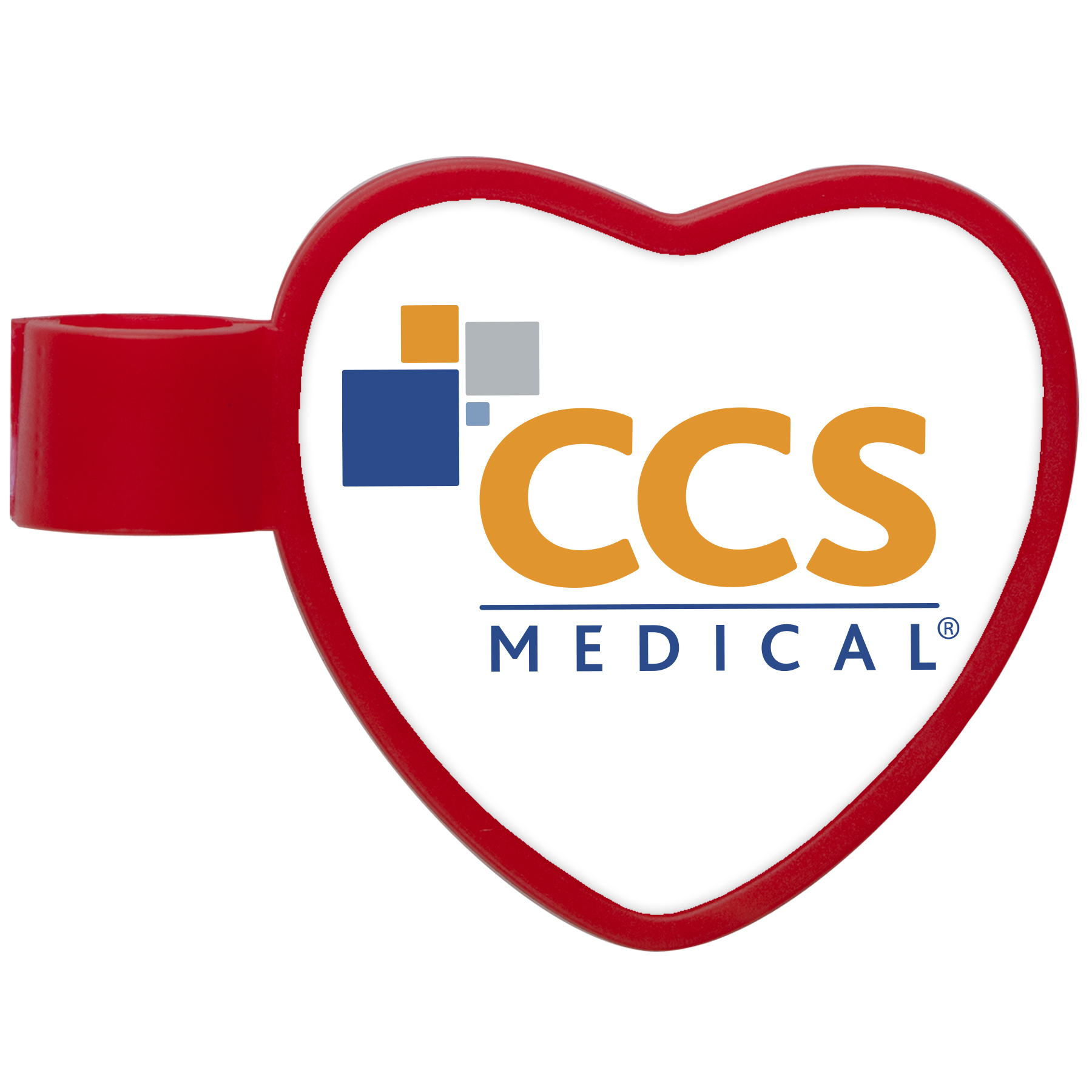 Picture of Anti-Microbial Heart Stethoscope ID Tag